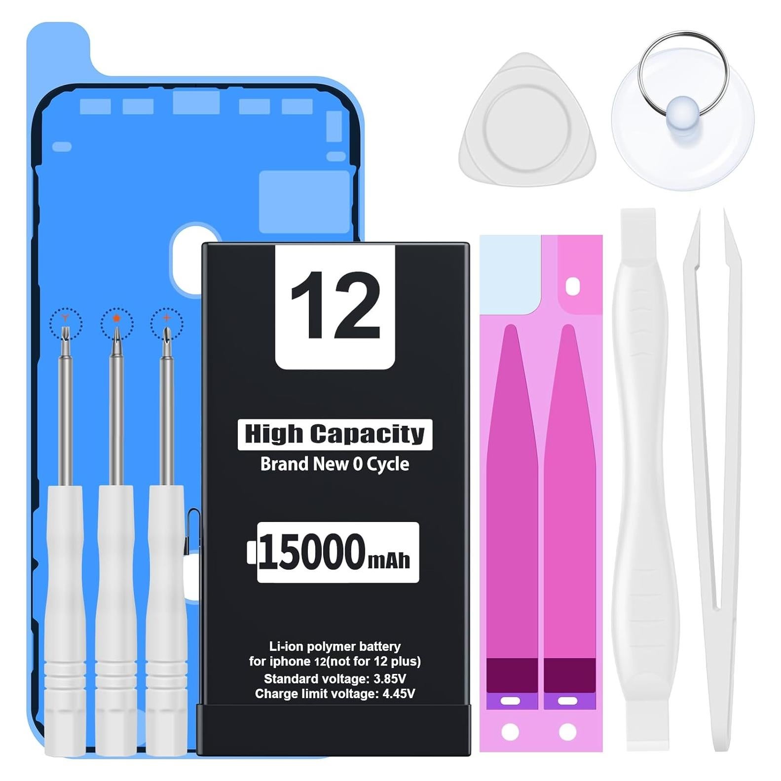 Batería de Reemplazo ZMNT para iPhone 12/12 Pro 1500mAh