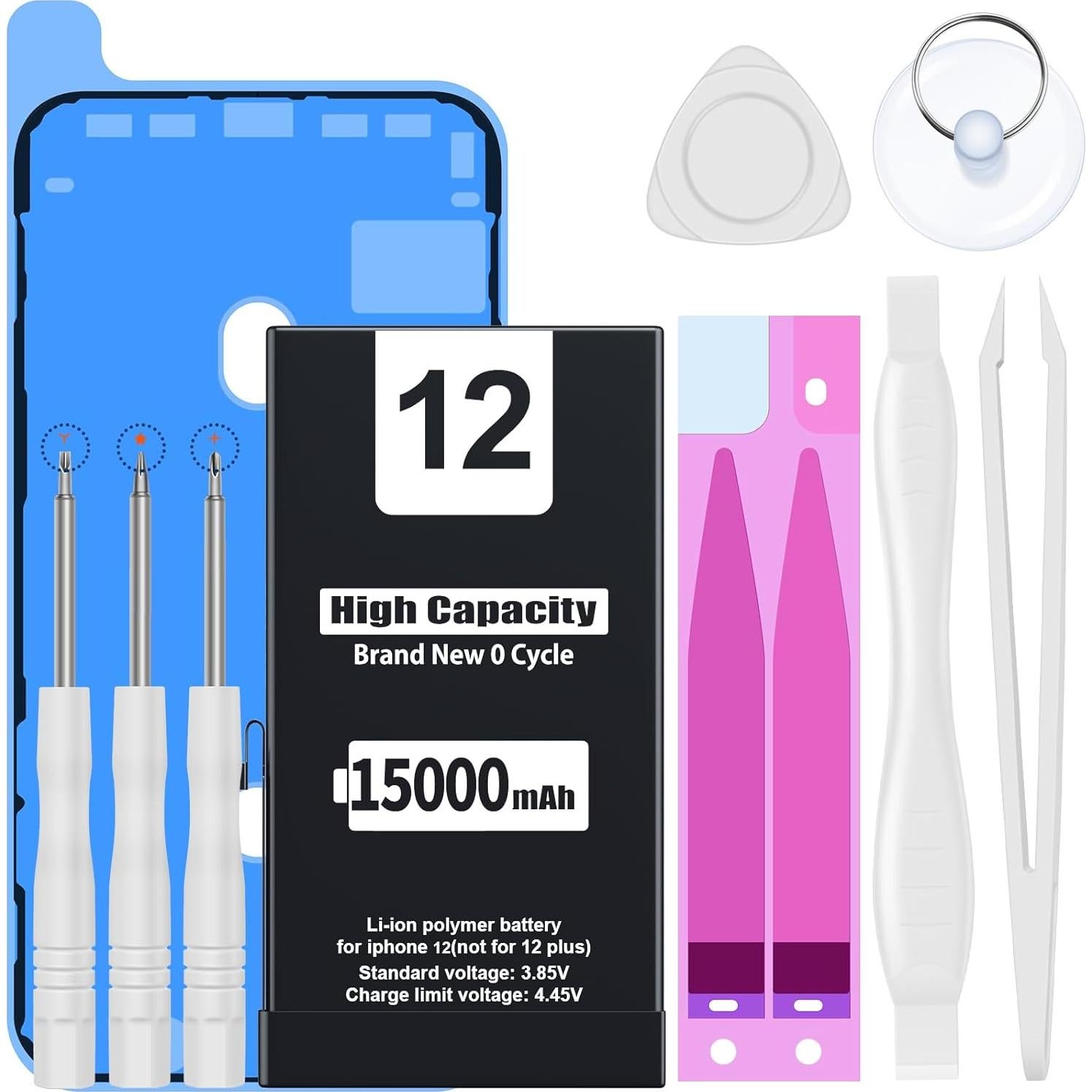 Batería de Reemplazo ZMNT para iPhone 12/12 Pro 1500mAh
