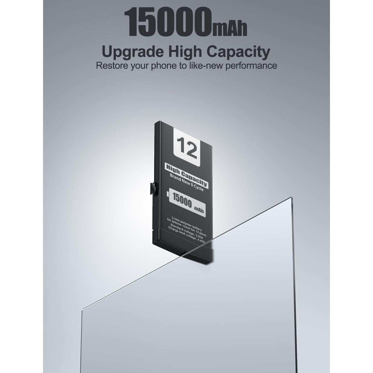 Batería de Reemplazo EMNT para iPhone 12 1500mAh con Kit