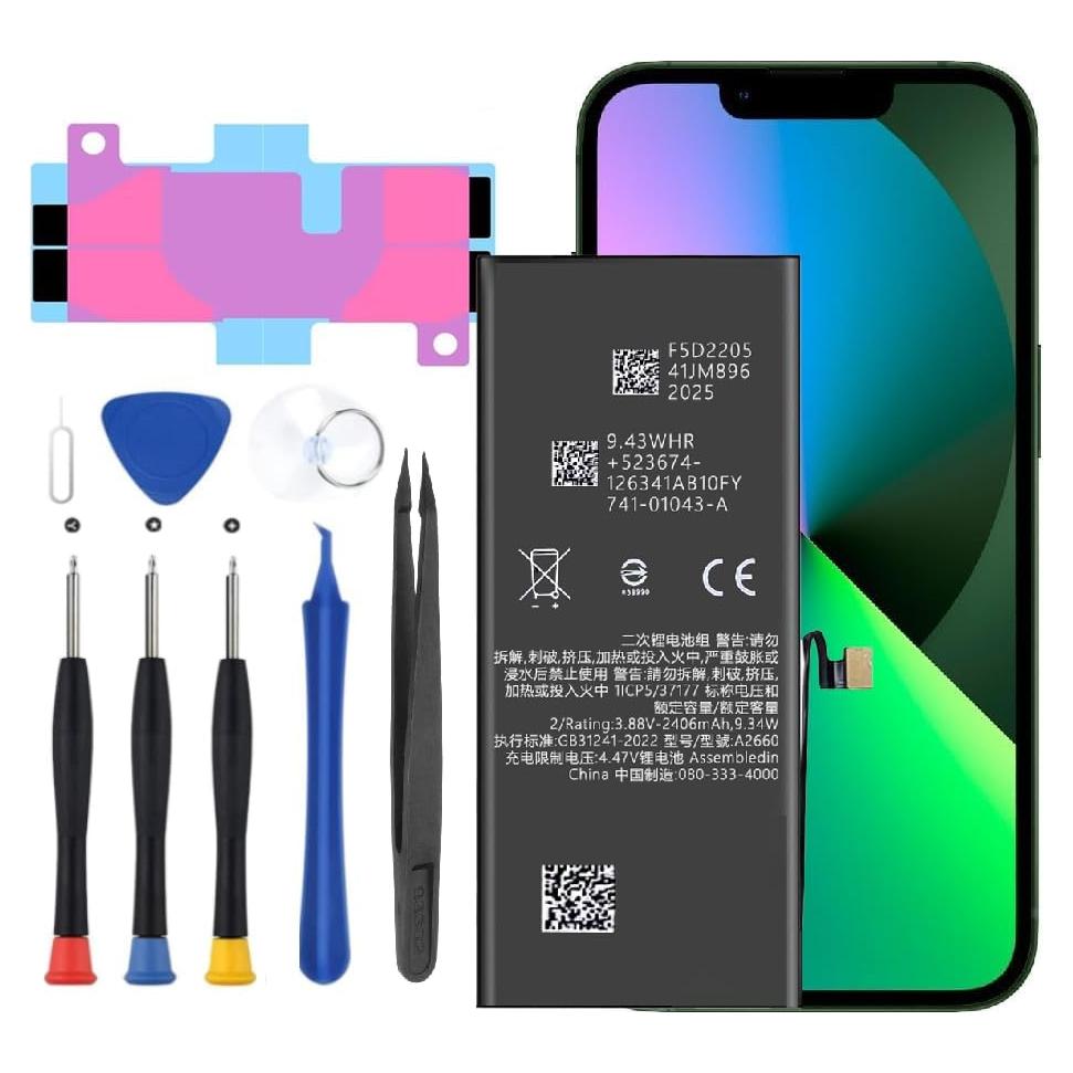 Batería de Reemplazo AFSONGOO para iPhone 13 Mini