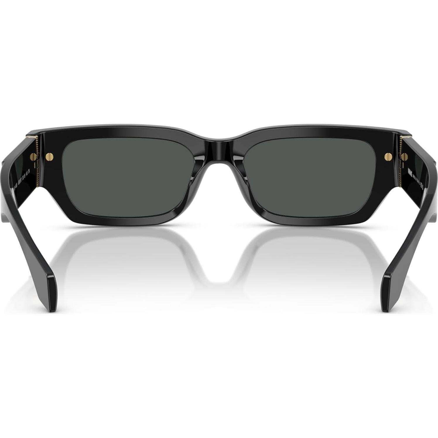 Gafas de sol Versace Hombre Marco Negro Lentes Grises 53mm