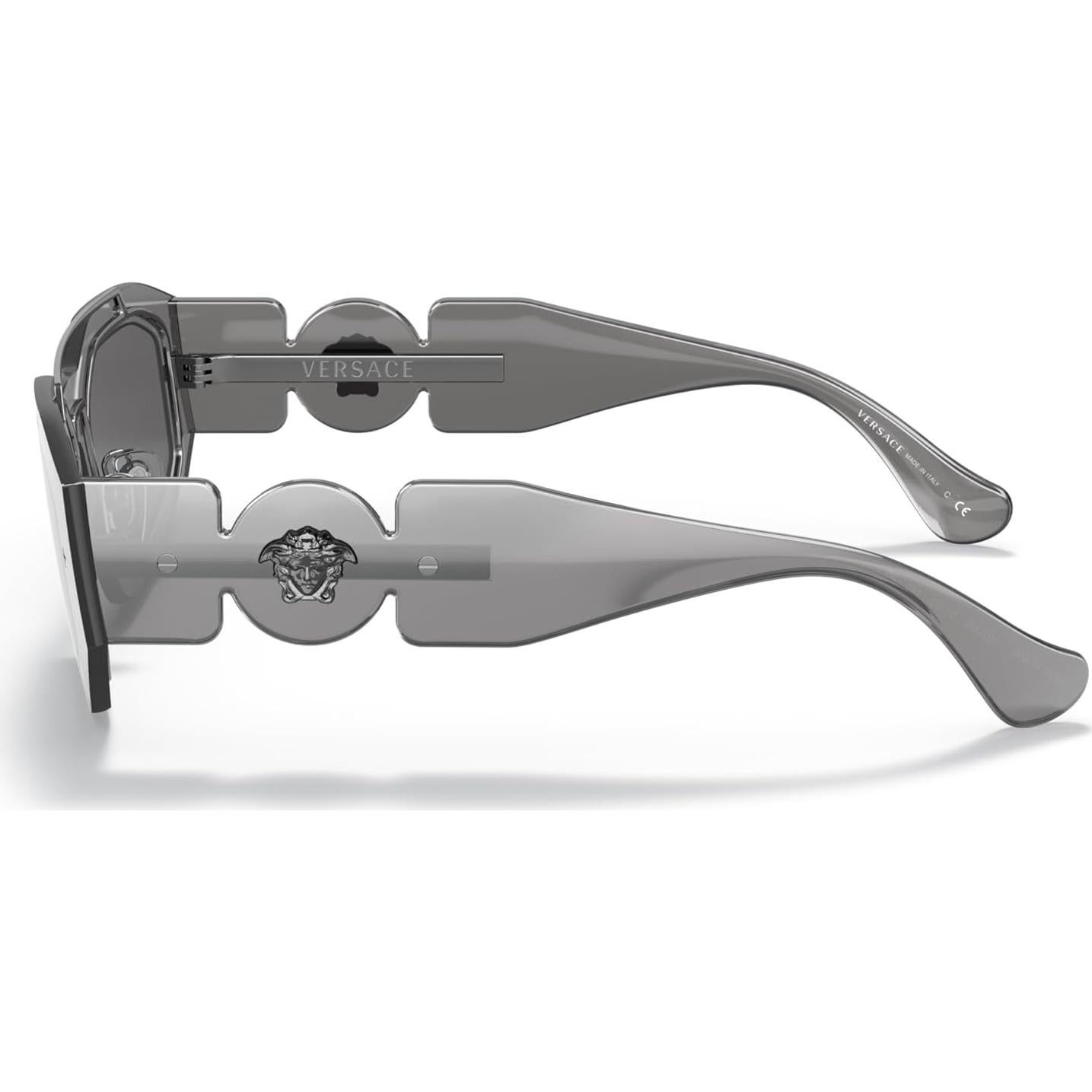 Gafas de sol Versace 51mm marco transparente gris