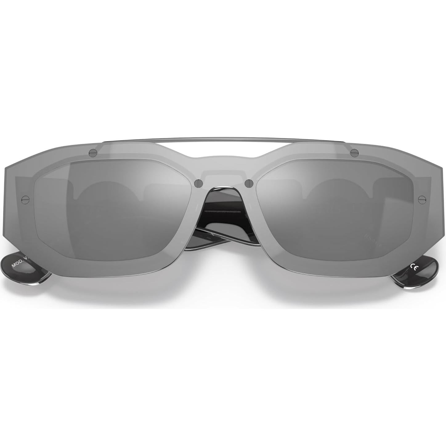 Gafas de sol Versace 51mm marco transparente gris