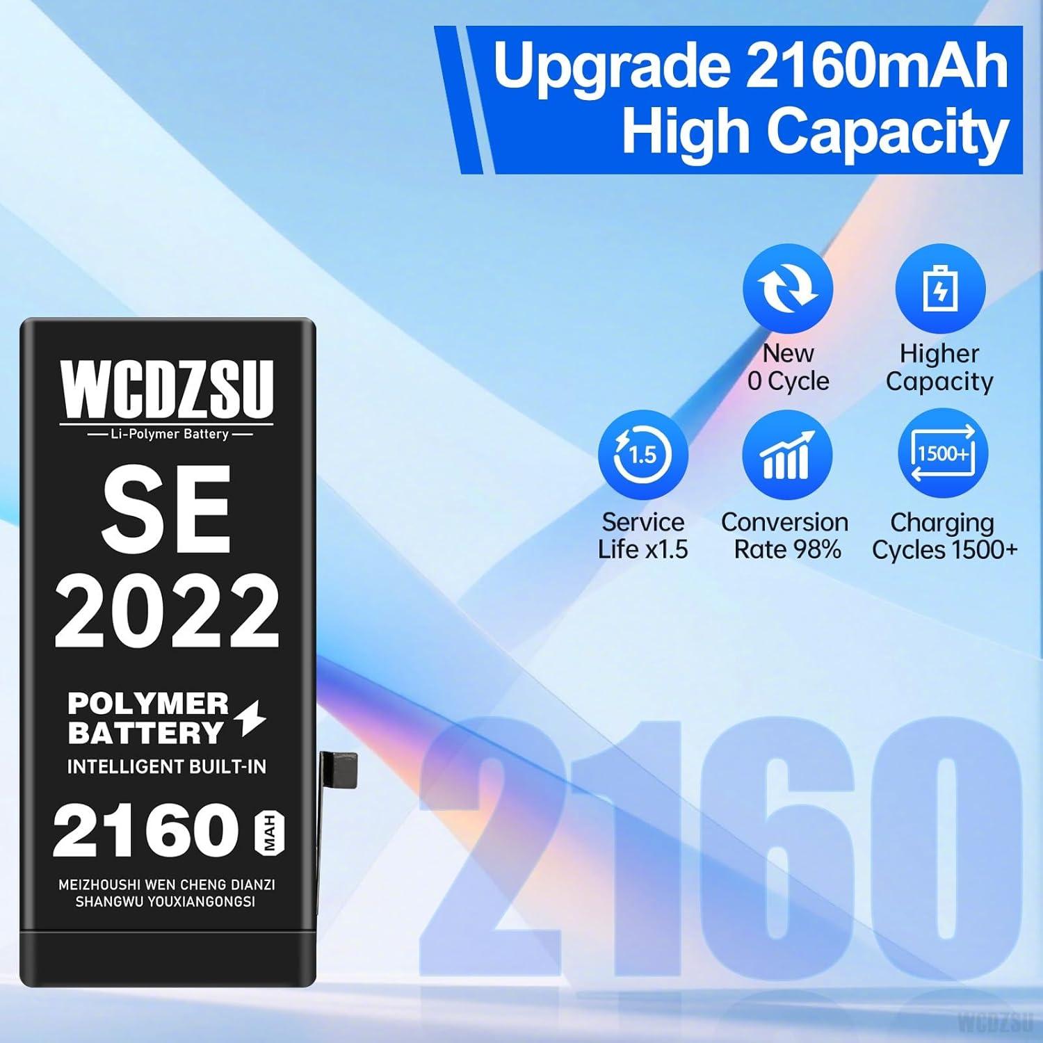 Batería de Reemplazo para iPhone SE 3 2160mAh con Kit de Herramientas