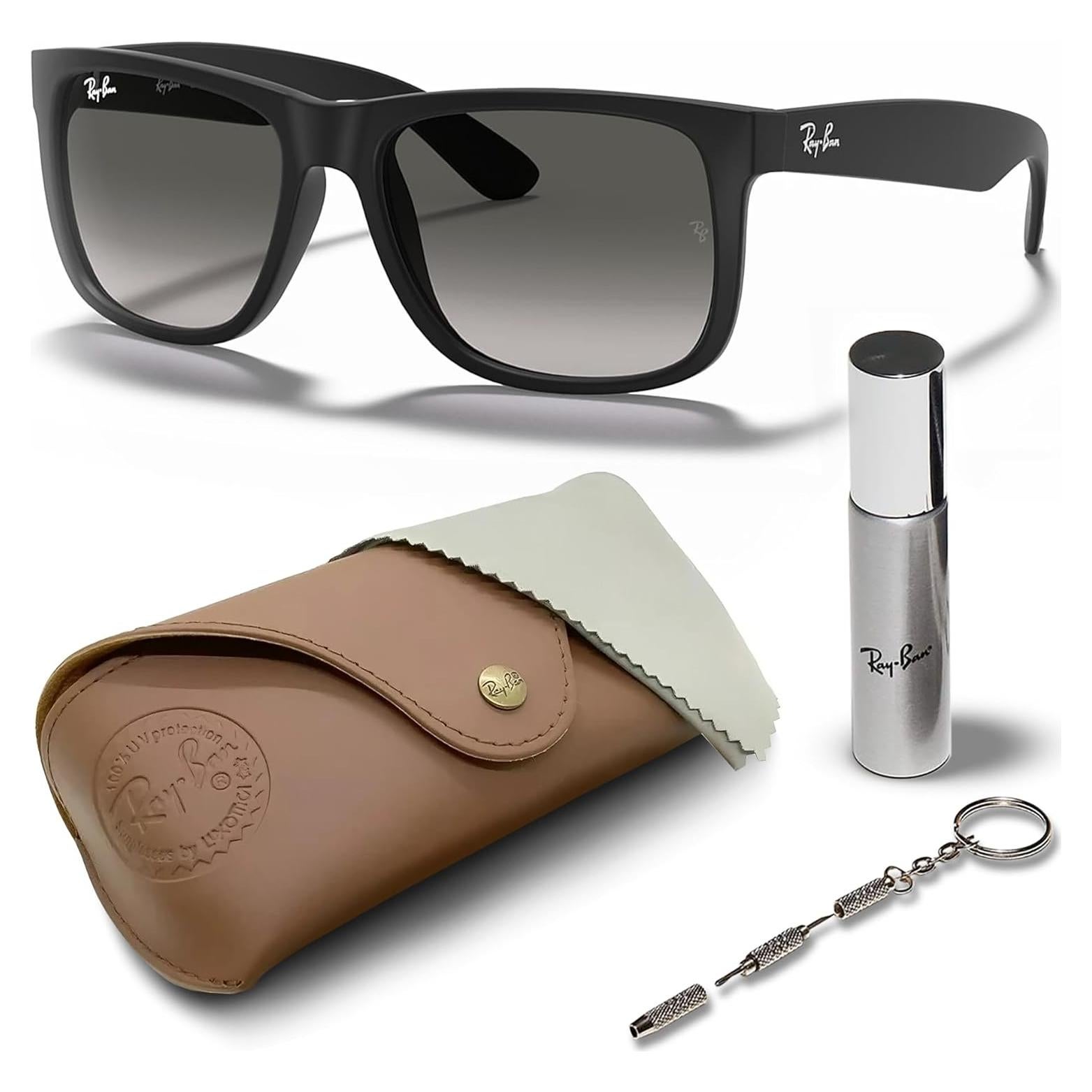 Gafas de Sol Ray-Ban RB4165 JUSTIN Cuadradas 55mm Gris