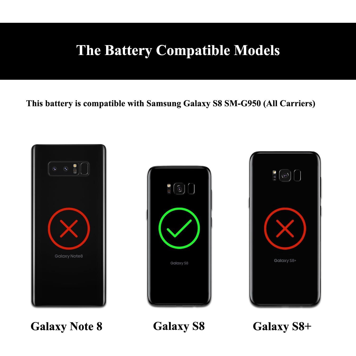 Batería de Reemplazo para Samsung Galaxy S8 LOZOP 100g