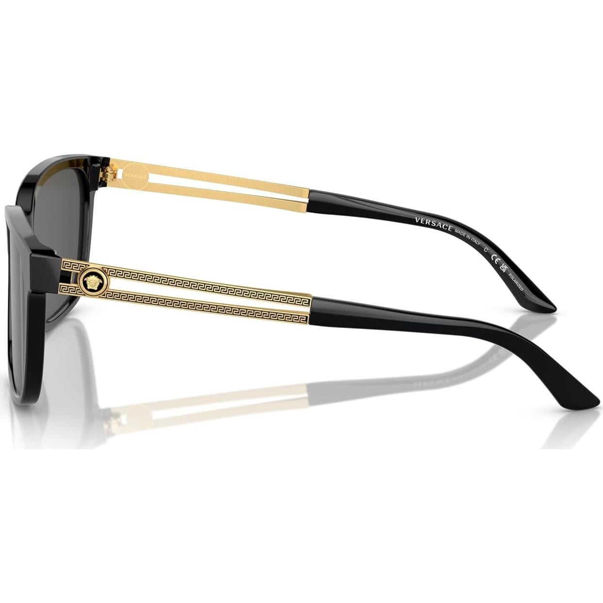 Gafas de sol Versace VE4307 Acetato Negro Lente Gris