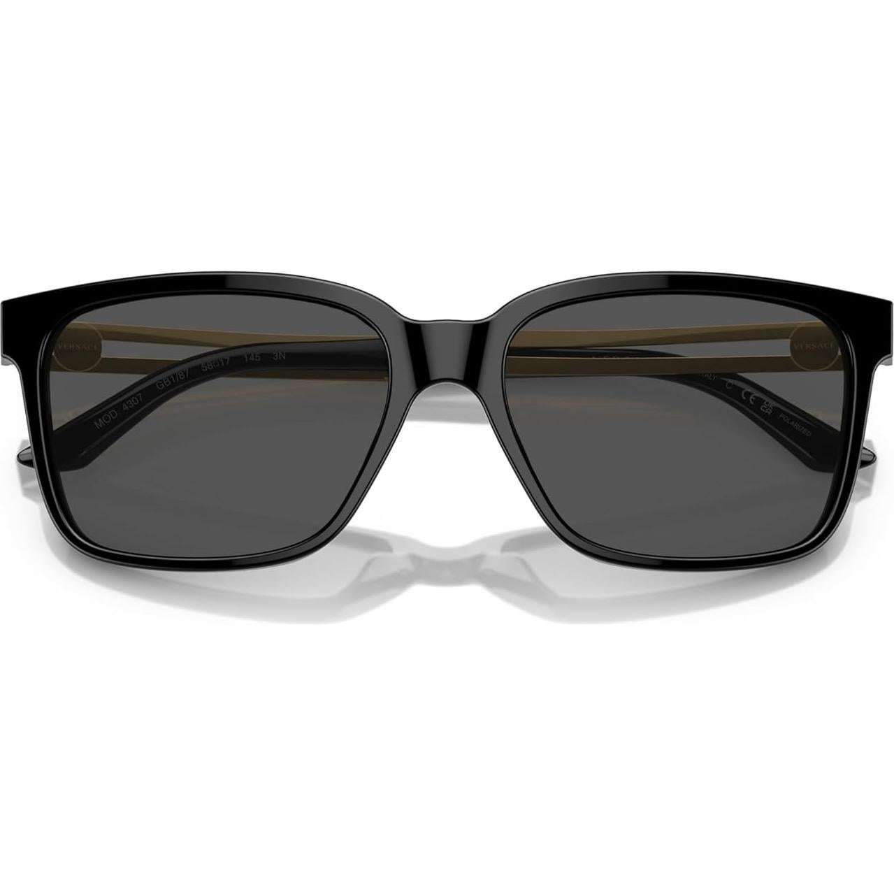 Gafas de sol Versace VE4307 Acetato Negro Lente Gris