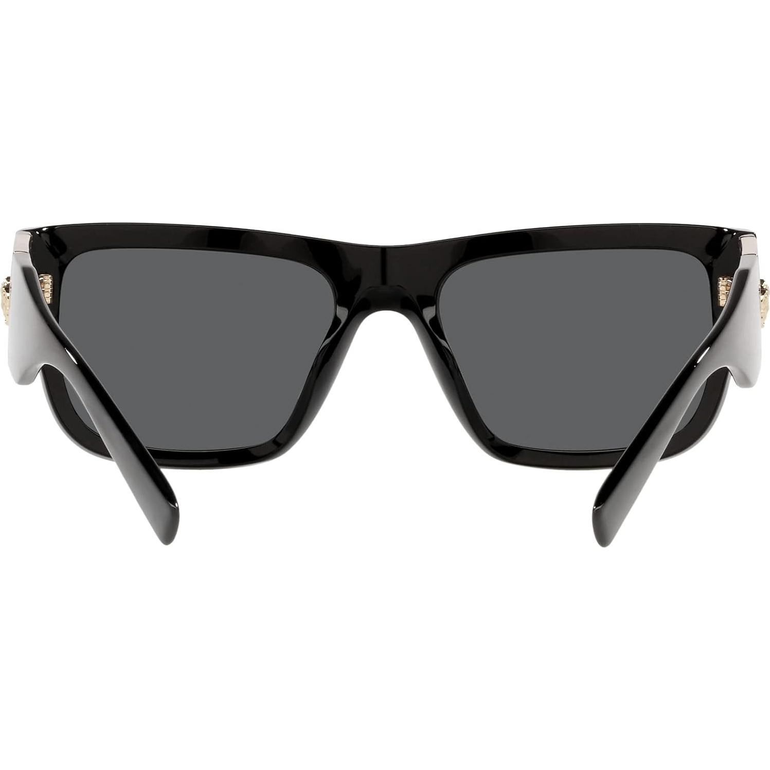 Gafas de sol Versace Hombre Marco Negro Lentes Grises 56mm