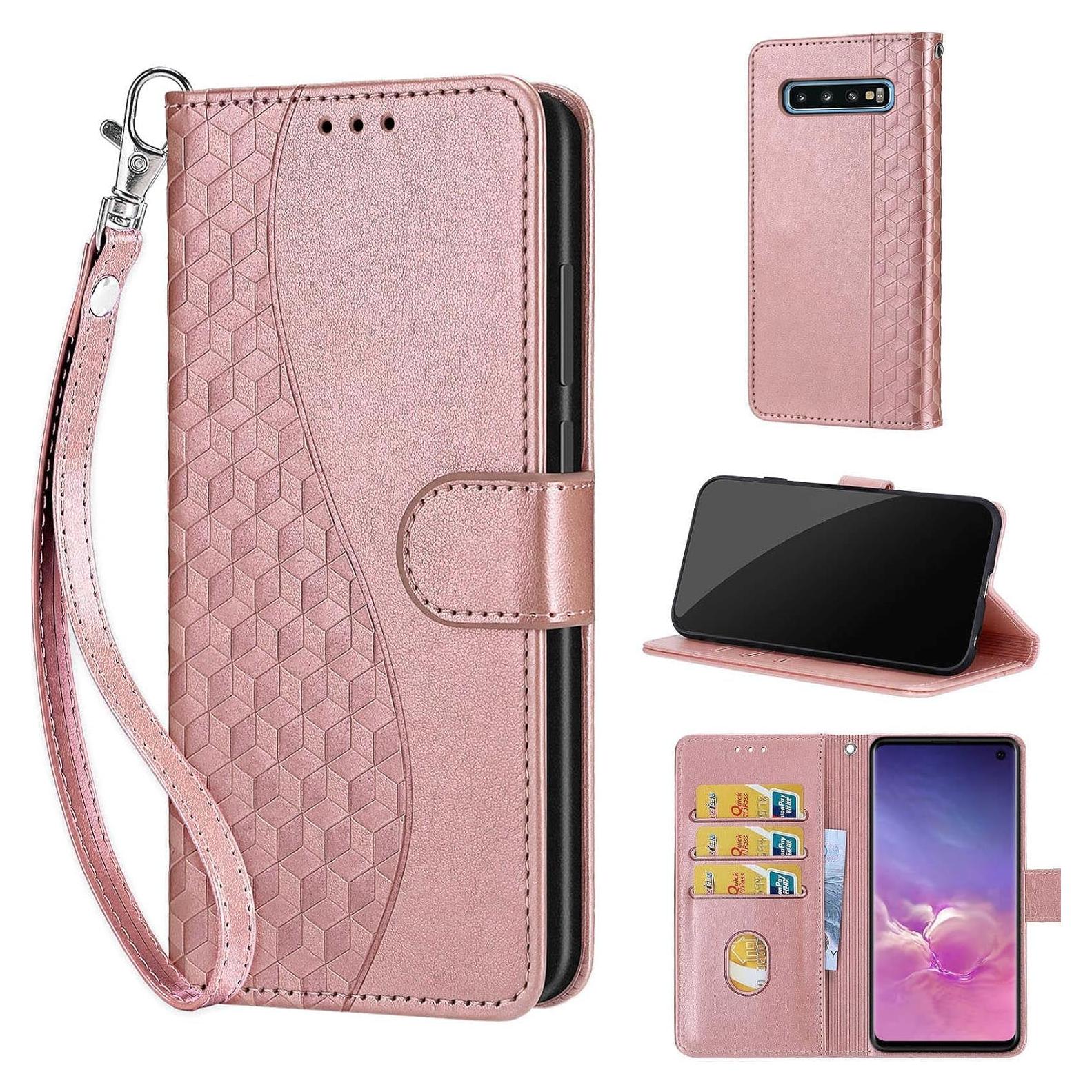 Funda Cartera KENHONER para Samsung Galaxy S10 6.1" Cuero PU