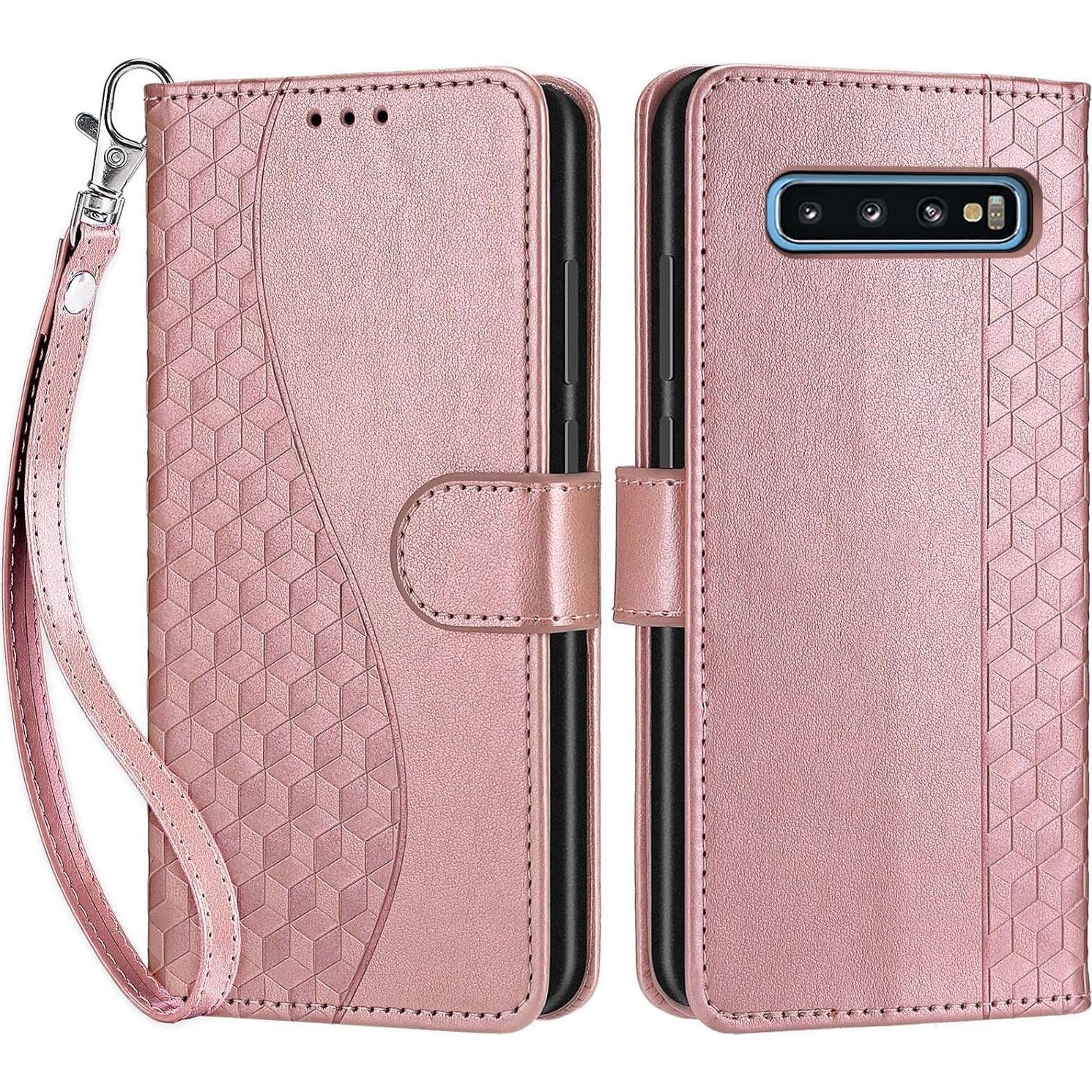 Funda Cartera KENHONER para Samsung Galaxy S10 6.1" Cuero PU