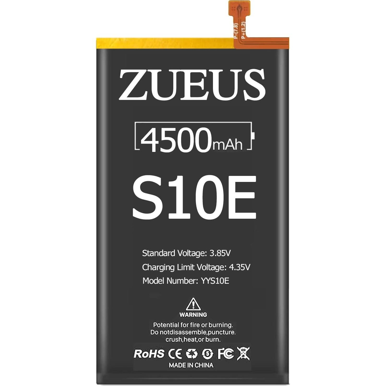 Batería de Reemplazo ZUEUS 4500mAh para Samsung Galaxy S10e