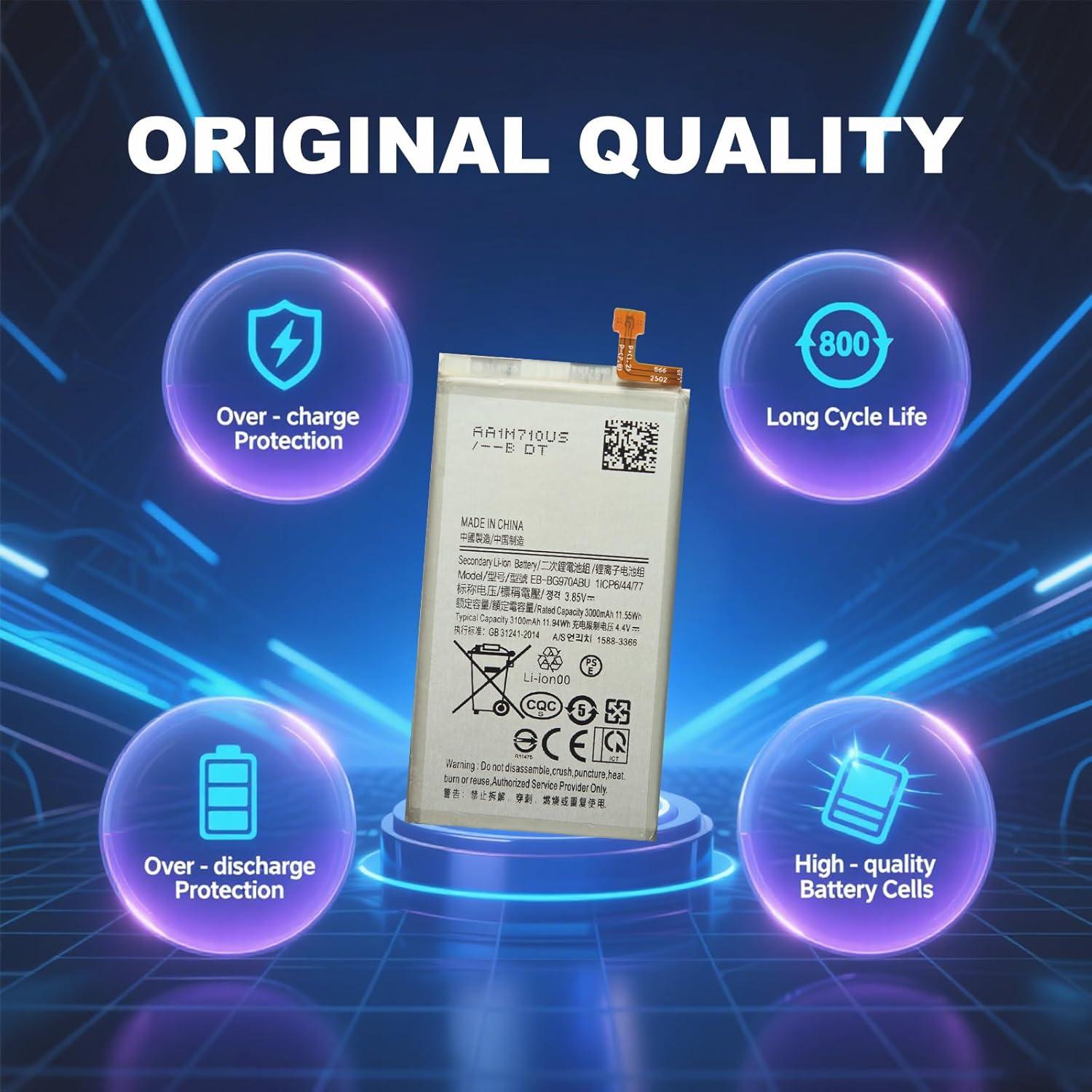 Kit Reemplazo Batería Galaxy S10e MAXSHARKS con Herramientas