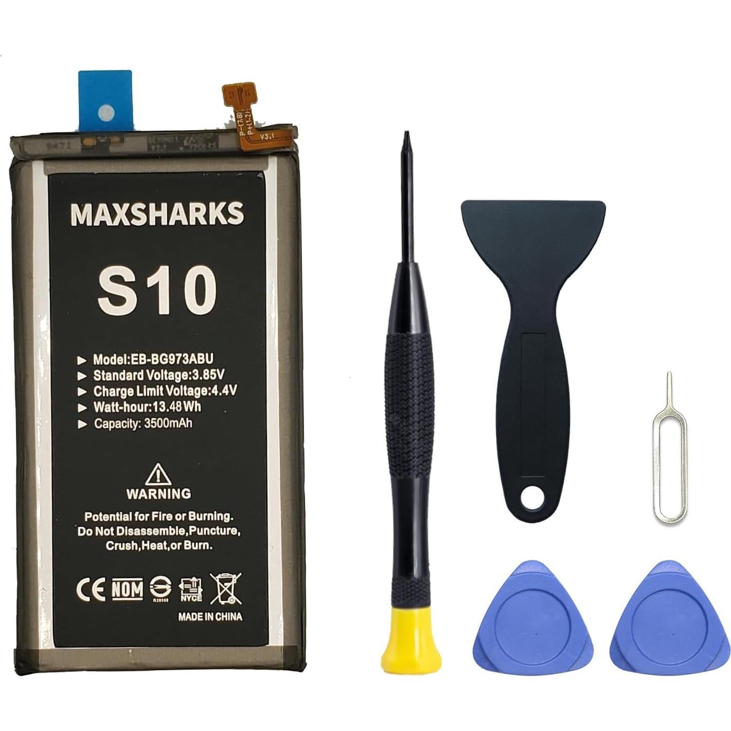 Kit Reemplazo Batería Galaxy S10e MAXSHARKS con Herramientas