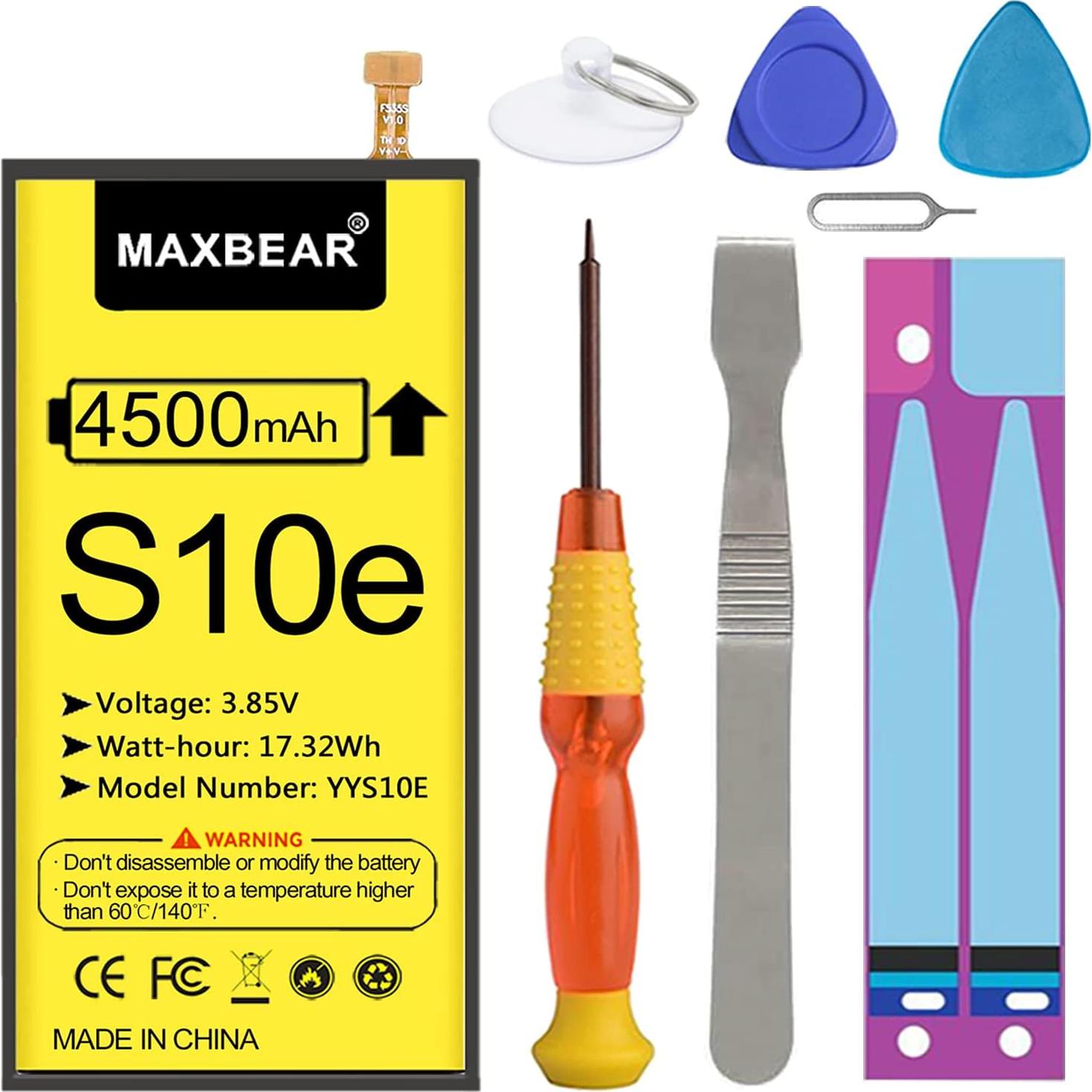 Batería de Reemplazo MAXBEAR 4500mAh para Galaxy S10e