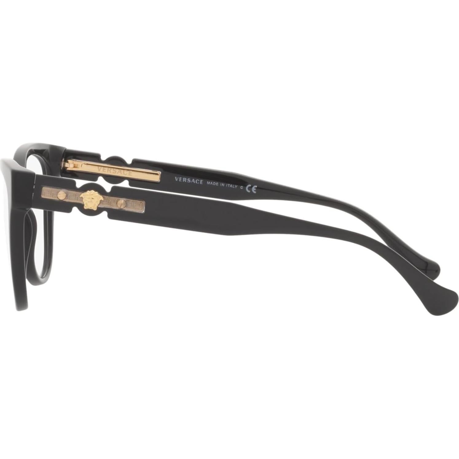 Gafas de Sol Versace VE 3304 Gato Ojo Negro 53mm