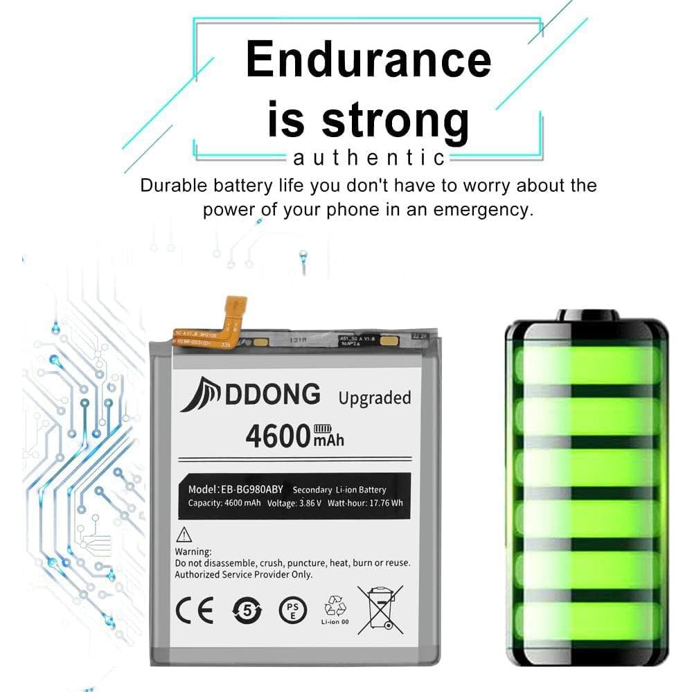 Batería DDONG 4600mAh para Samsung Galaxy S20 5G SM-G981U
