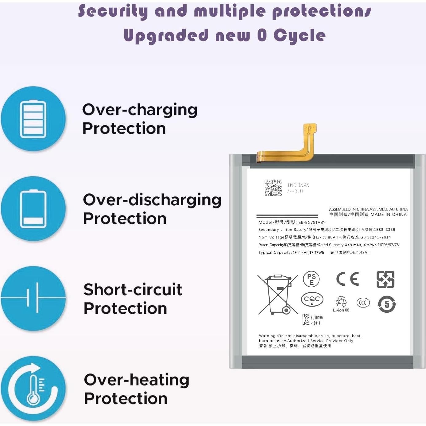 Batería mejorada Samsung Galaxy S20 FE 5G con herramientas