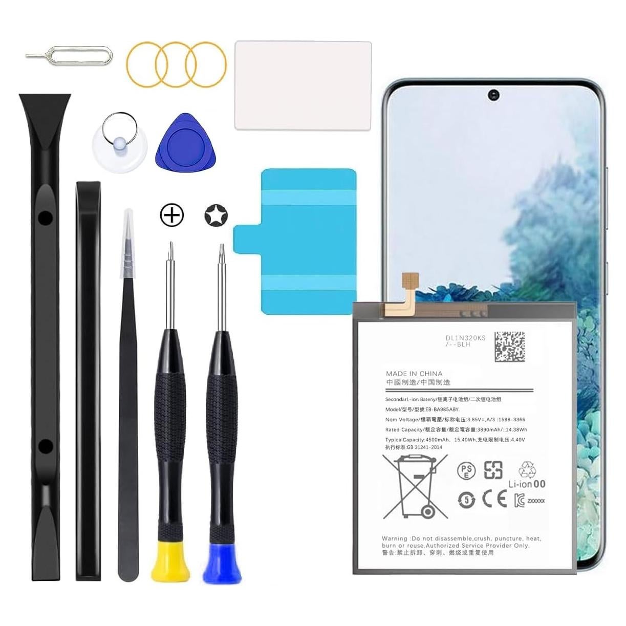 Batería Mejorada para Samsung Galaxy S20 Plus con Kit de Herramientas