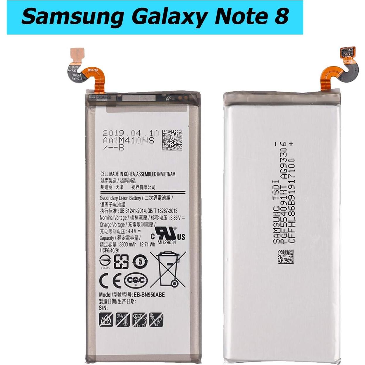 Batería de Reemplazo 3300mAh Samsung Galaxy Note 8 EB-BN950ABE