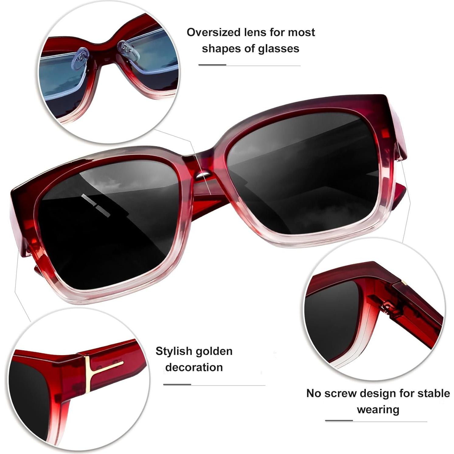 Gafas de Sol KANASTAL Polarizadas UV400 para Prescripción