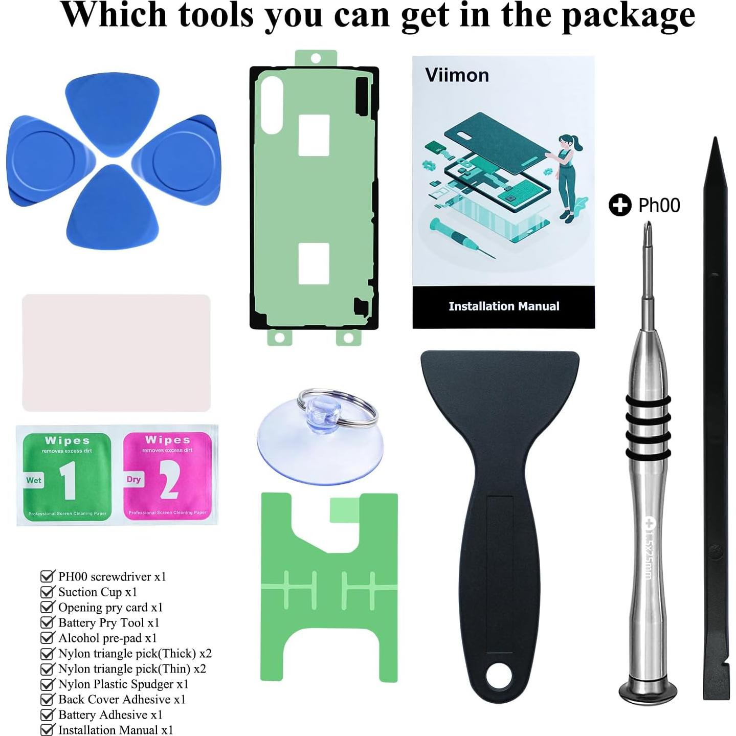 Batería de Reemplazo para Samsung Galaxy Note 10 Plus Viimon