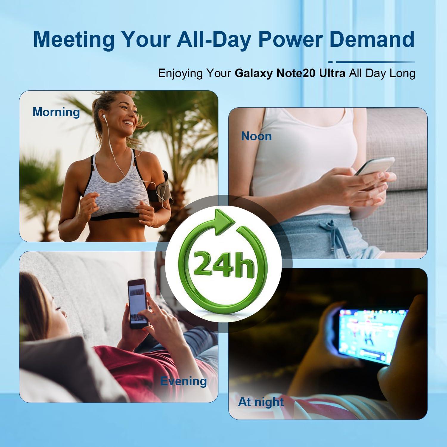 Batería de Reemplazo SHENMZ 6000mAh para Samsung Galaxy Note 20 Ultra