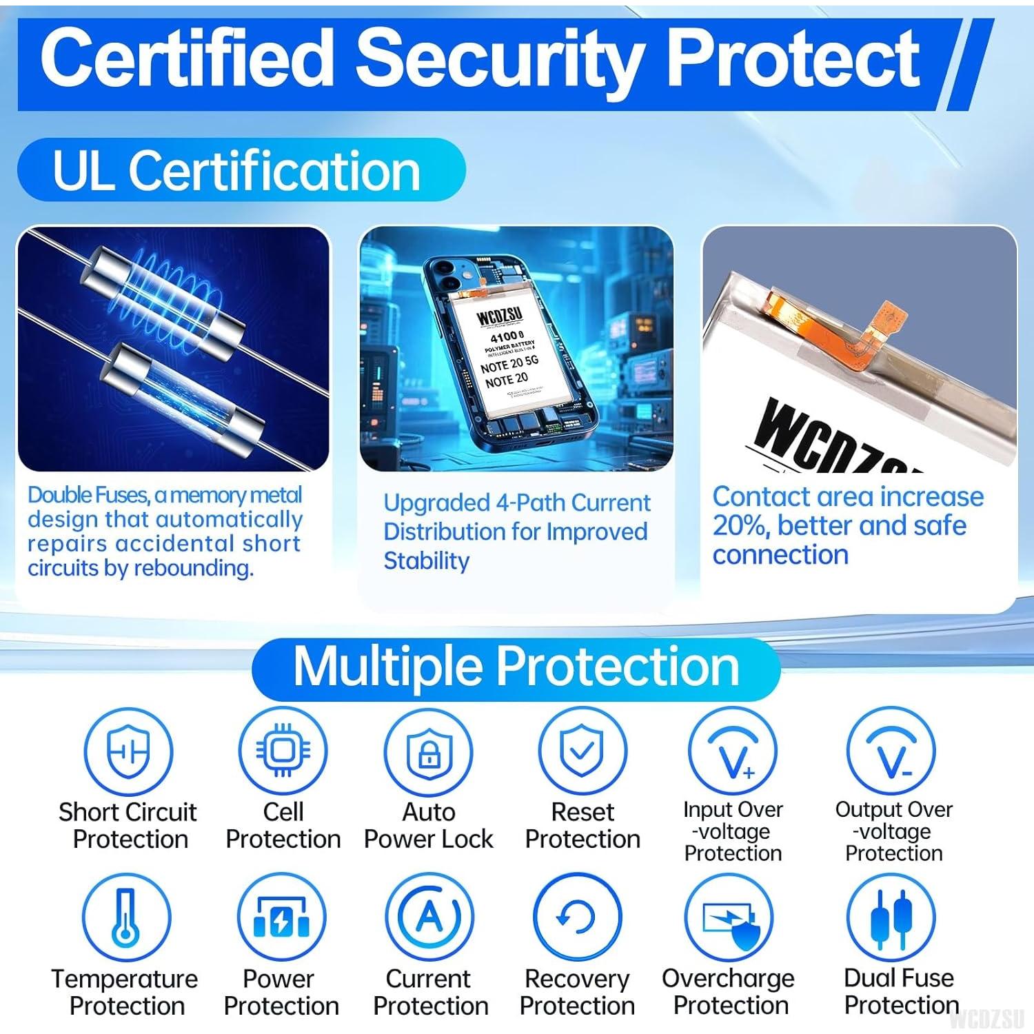 Batería de Reemplazo 4100mAh para Samsung Galaxy Note 20 5G