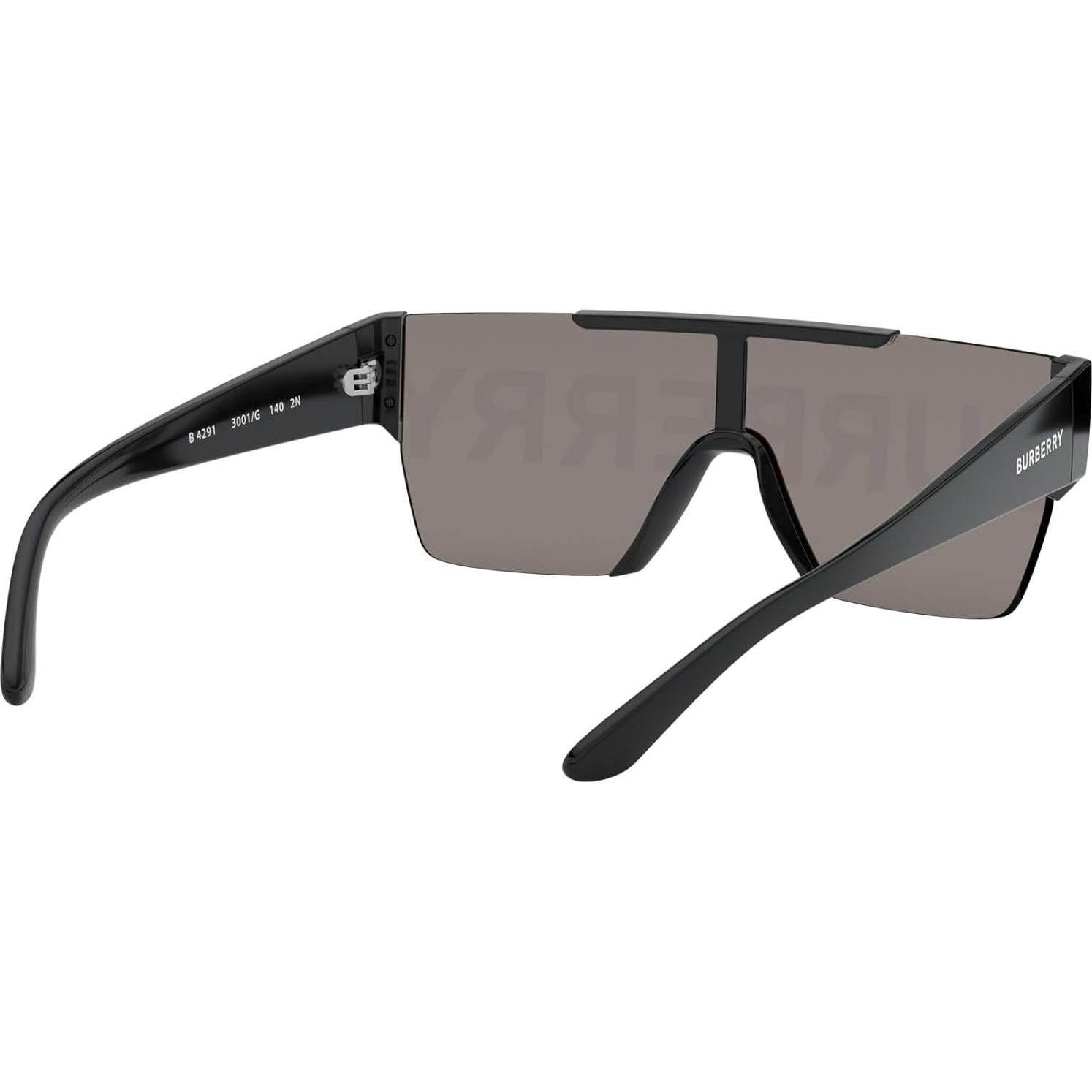 Gafas de sol Burberry BE 4291 3001/G Negro Rectangular Lente Espejo