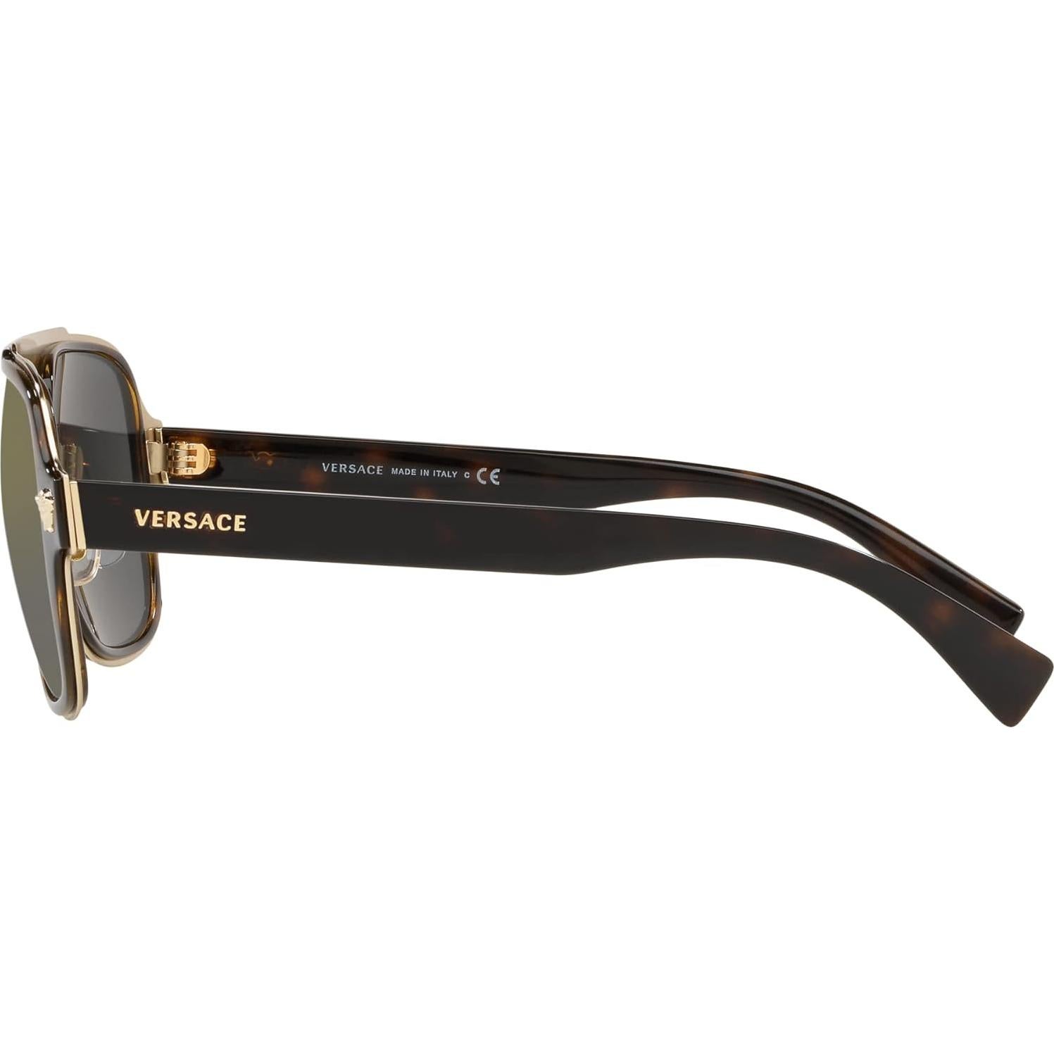 Gafas de sol Versace VE 2199 Havana oscuro 56mm espejo