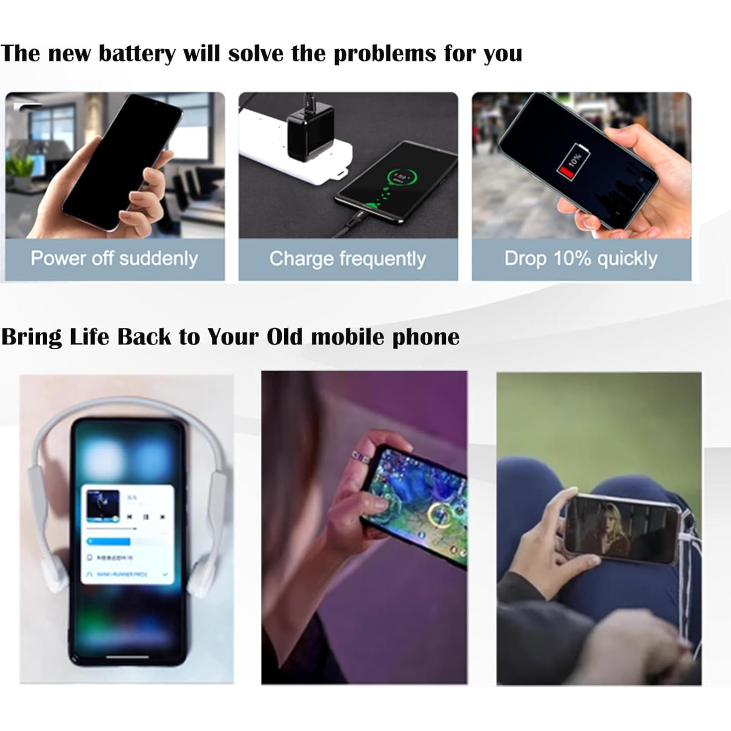 Batería de Reemplazo BM4J para Redmi Note 8 Pro 4500mAh