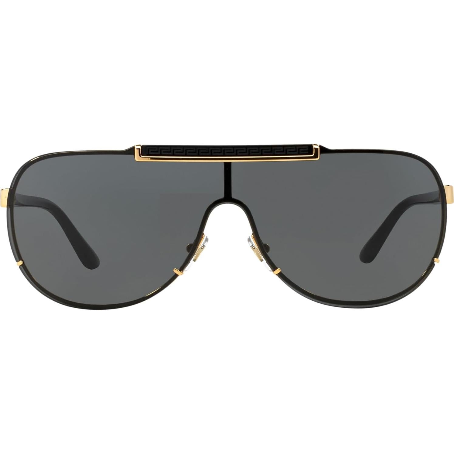 Gafas de sol Versace Hombre Marco Dorado Lentes Grises
