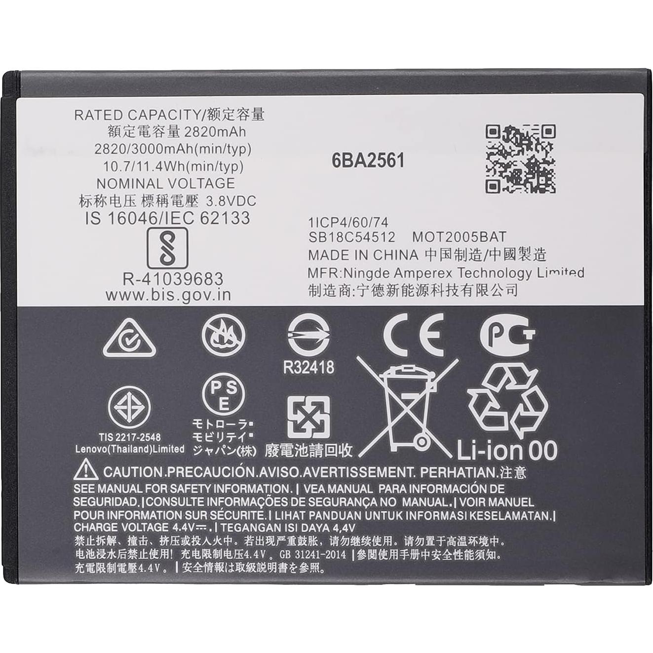 Batería Duotipa KE40 2820mAh para Moto E6 XT2005 con Herramientas