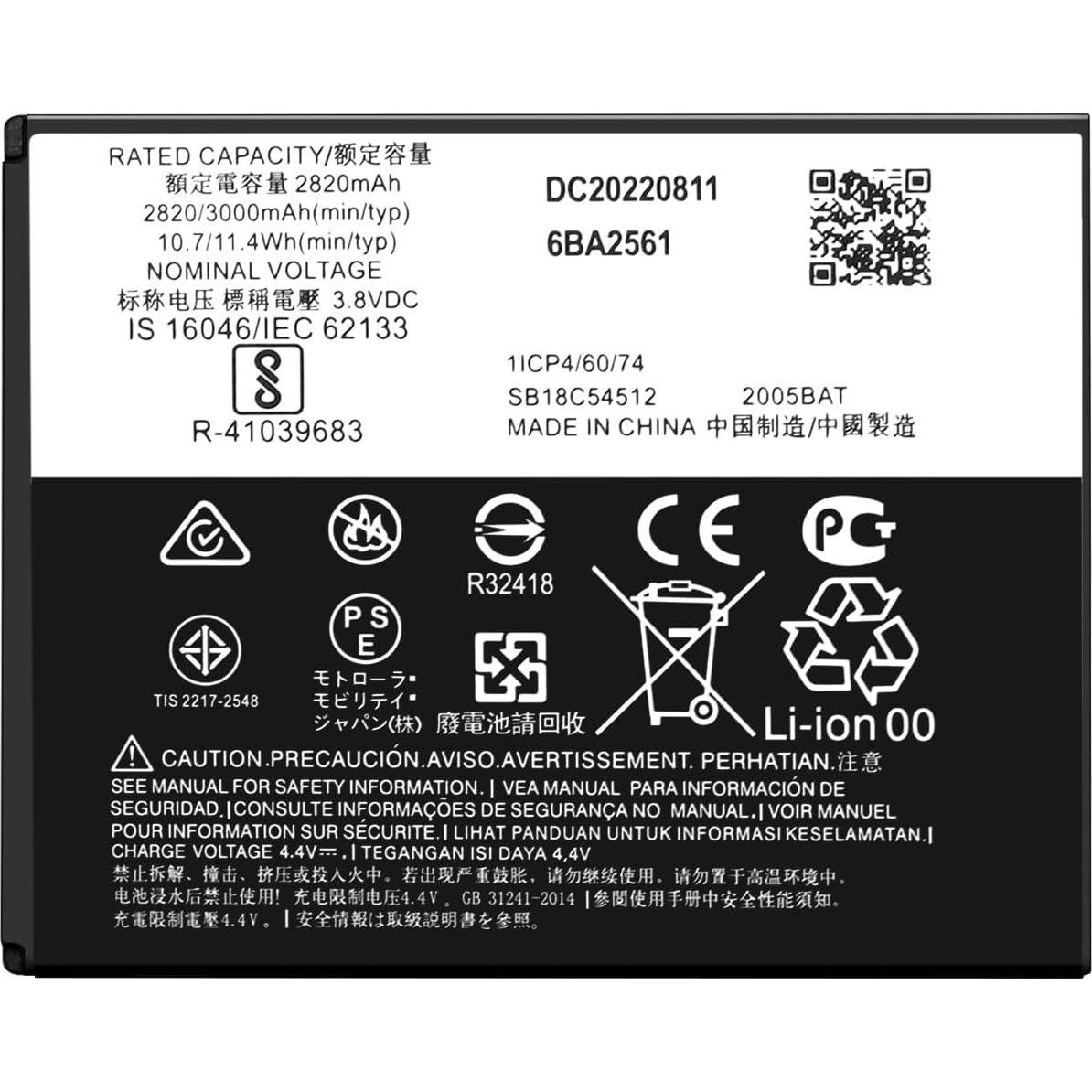 Batería de Reemplazo DDONG KE40 para Moto E6 XT2005