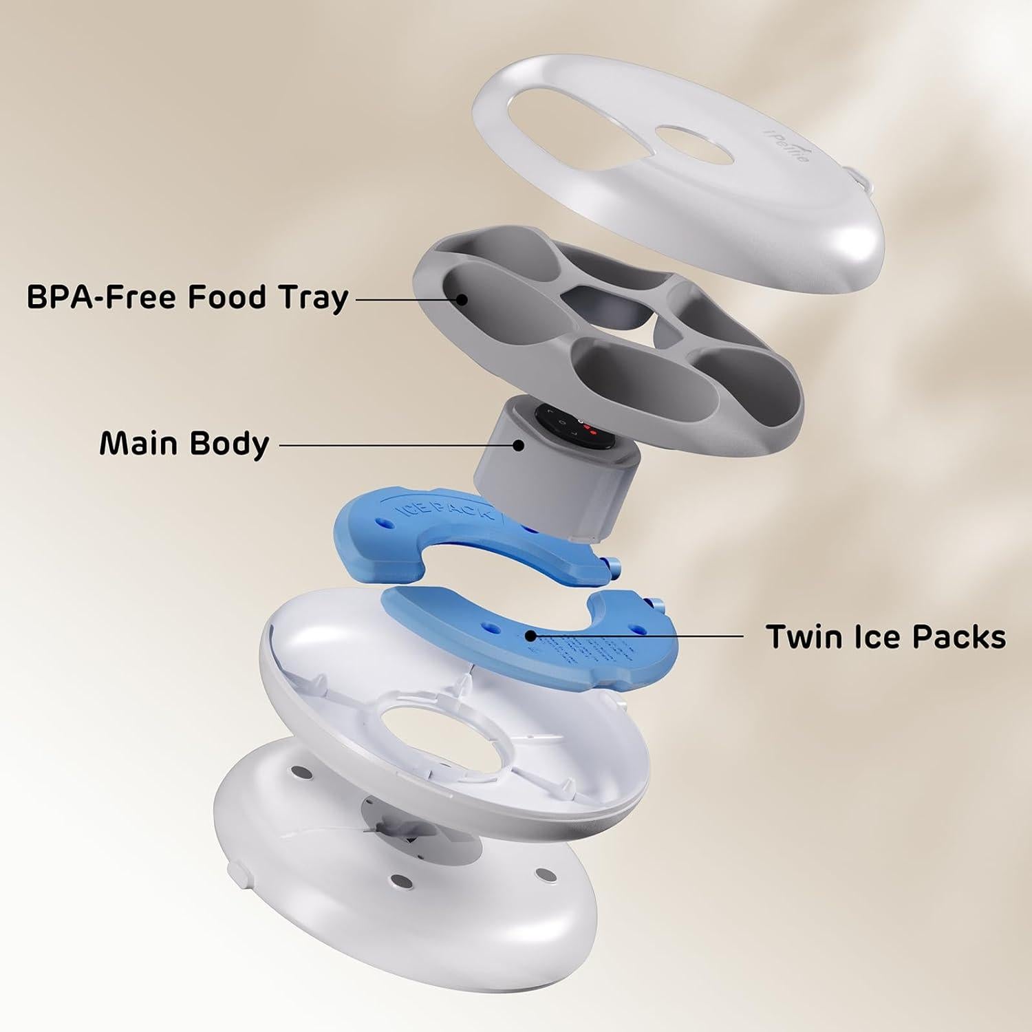 Dispensador Automático de Comida iPettie Donut Frost WiFi