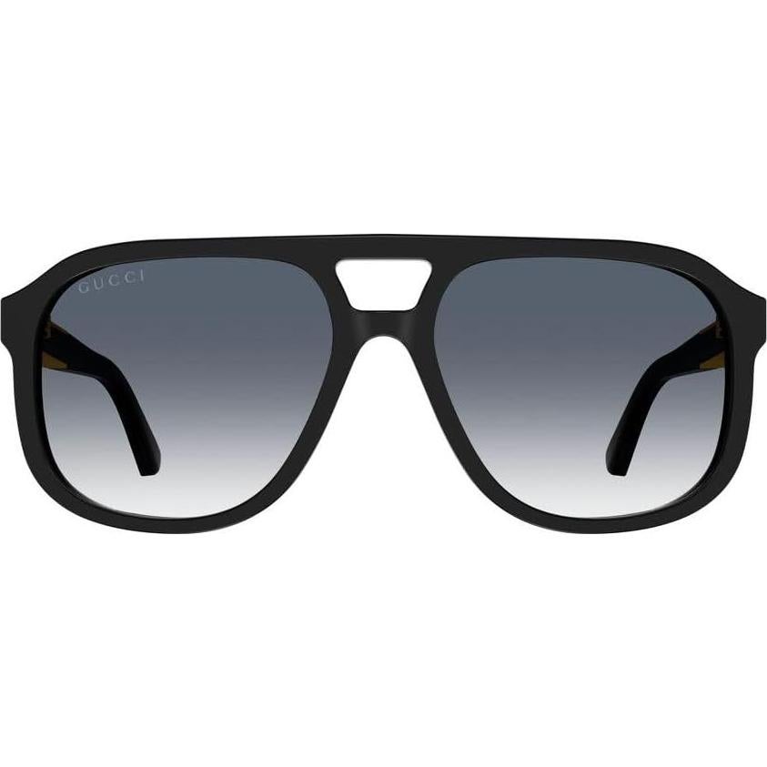 Gafas de sol piloto Gucci GG1188S Negro 58mm Unisex