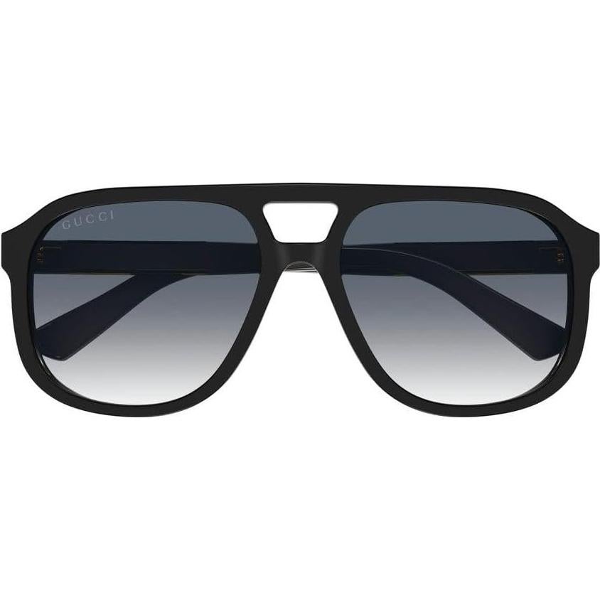 Gafas de sol piloto Gucci GG1188S Negro 58mm Unisex