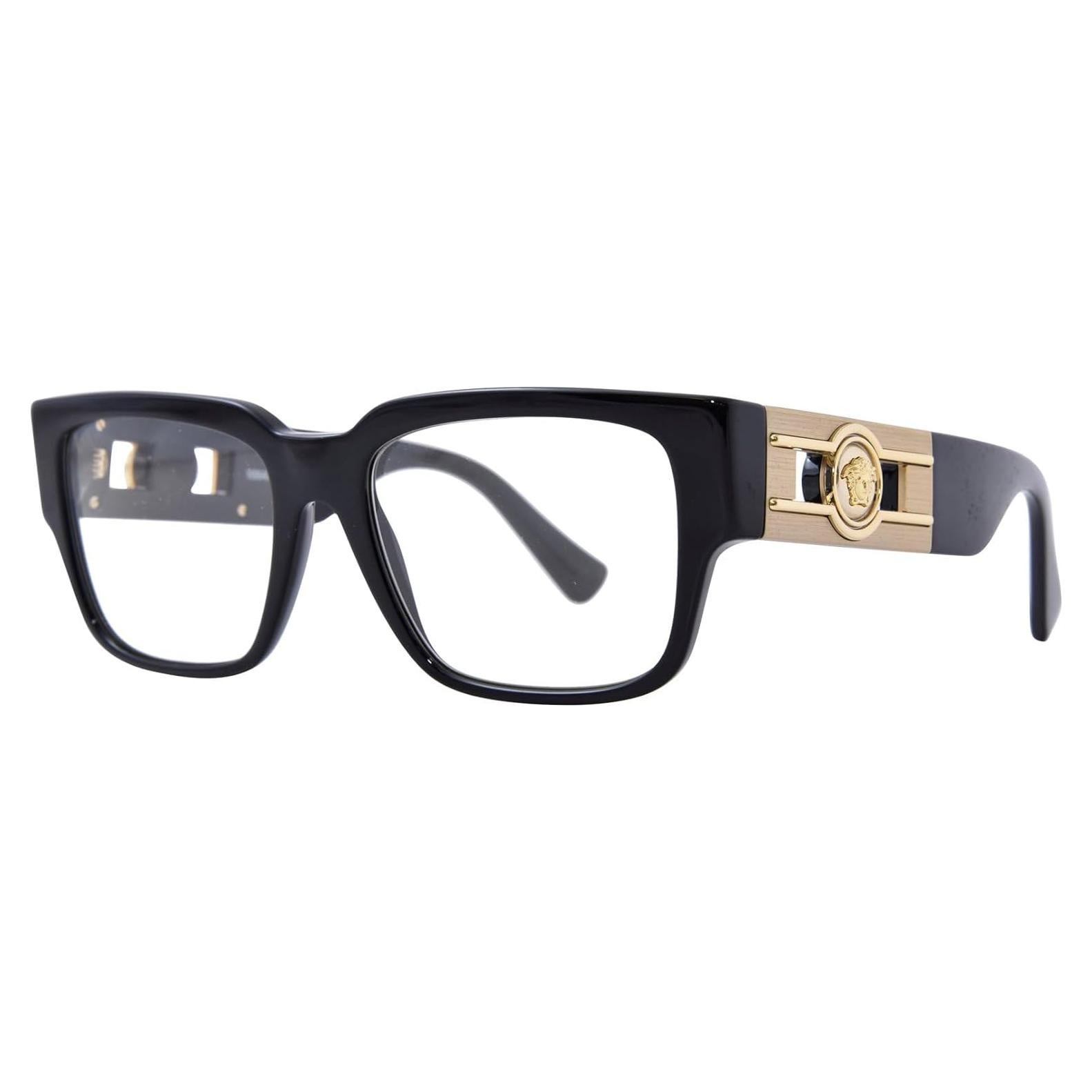 Gafas de Sol Versace VE 3350 Negro Oro 55-18-140 Hombres