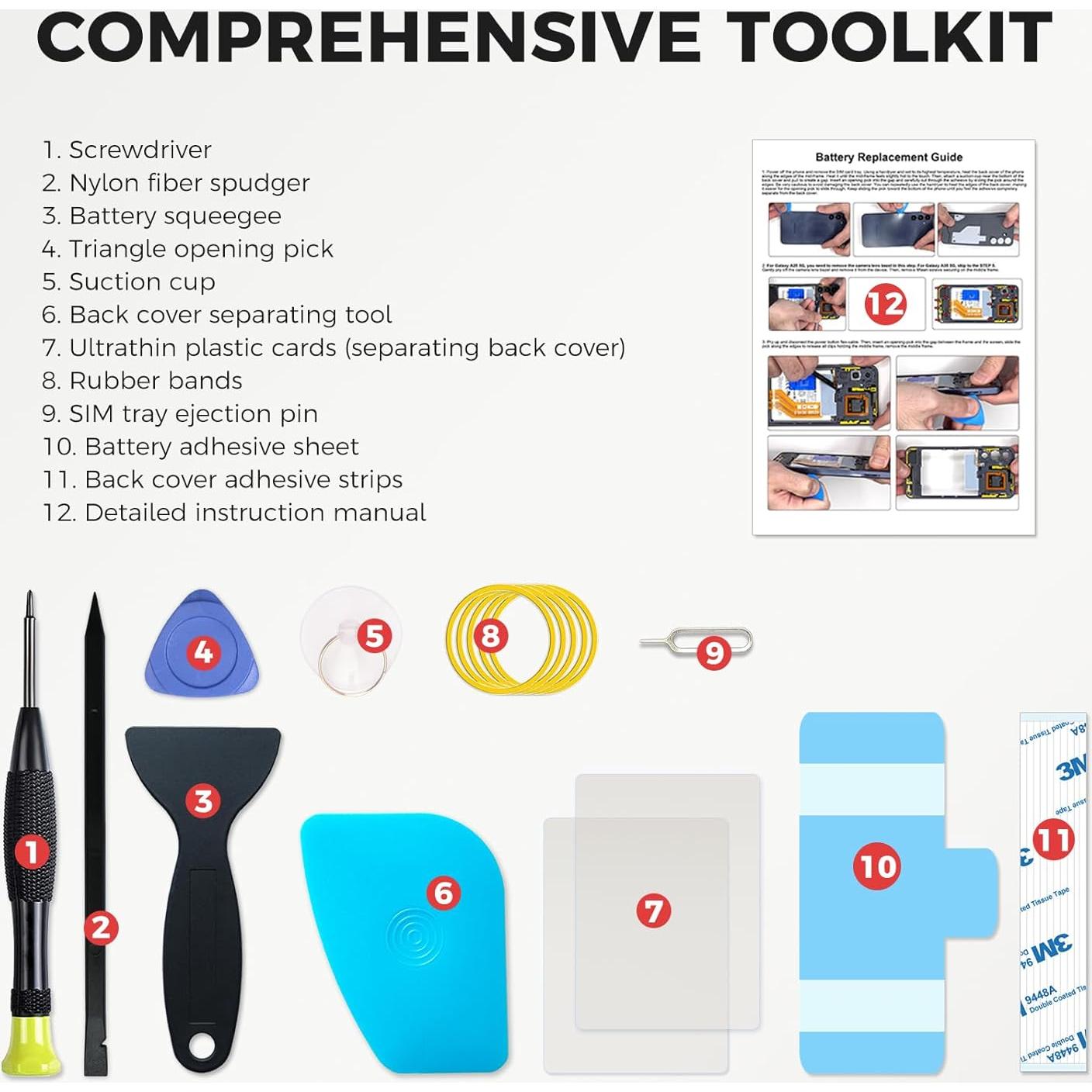 Batería BL-T46 para LG V60 ThinQ 5G con Kit de Herramientas