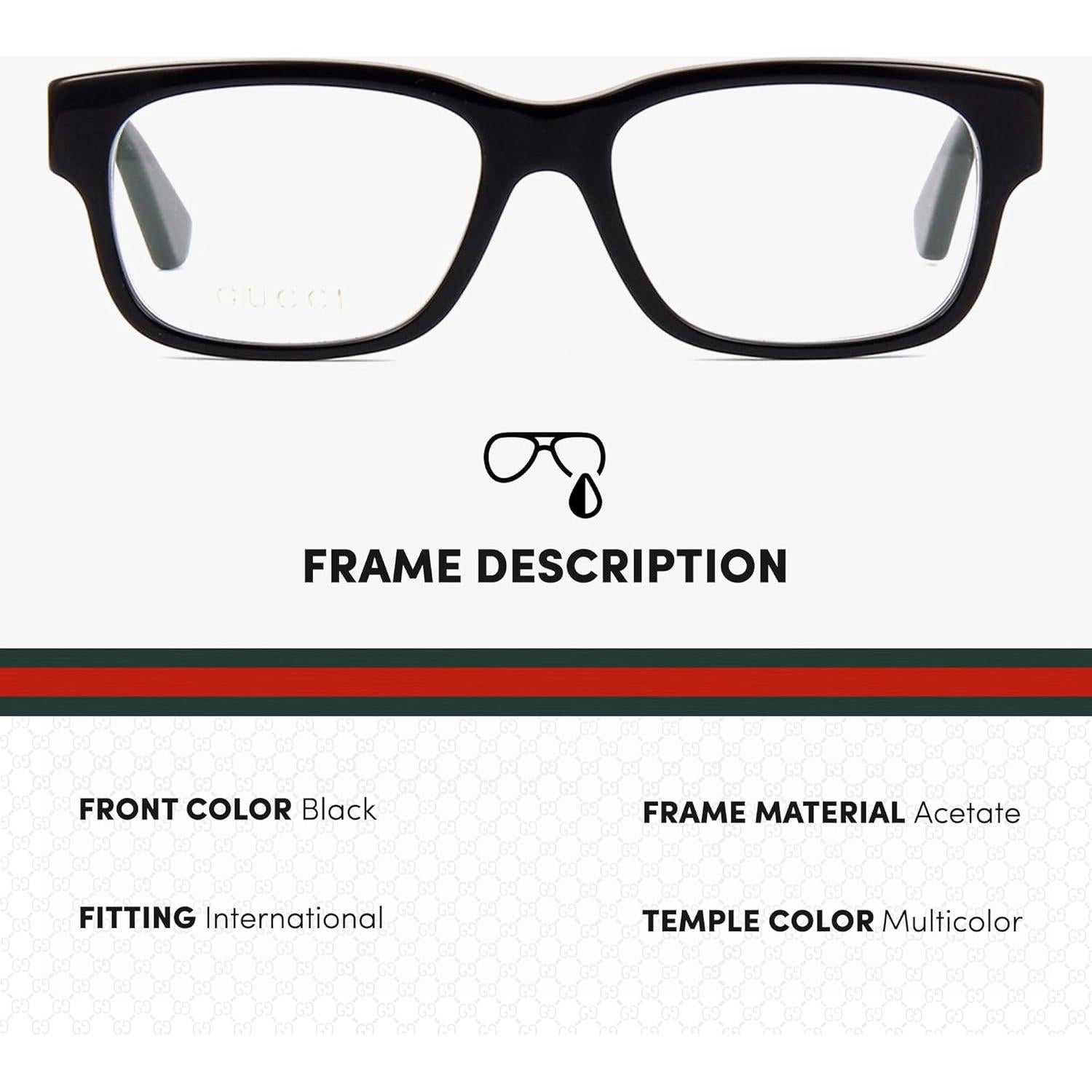 Gafas Gucci GG0343O Rectangulares con Estuche y Kit