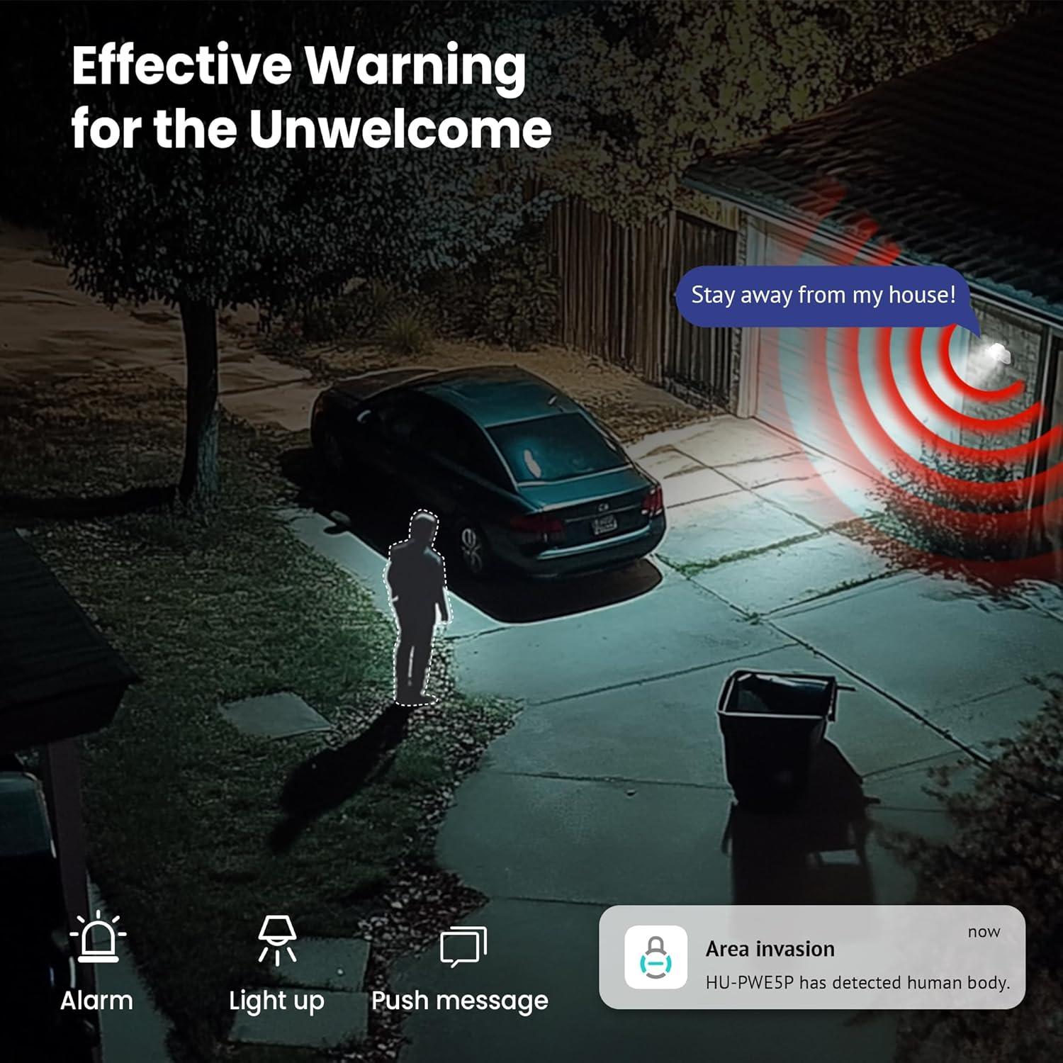 Cámaras de Seguridad Hugolog 3K 5MP con Visión Nocturna