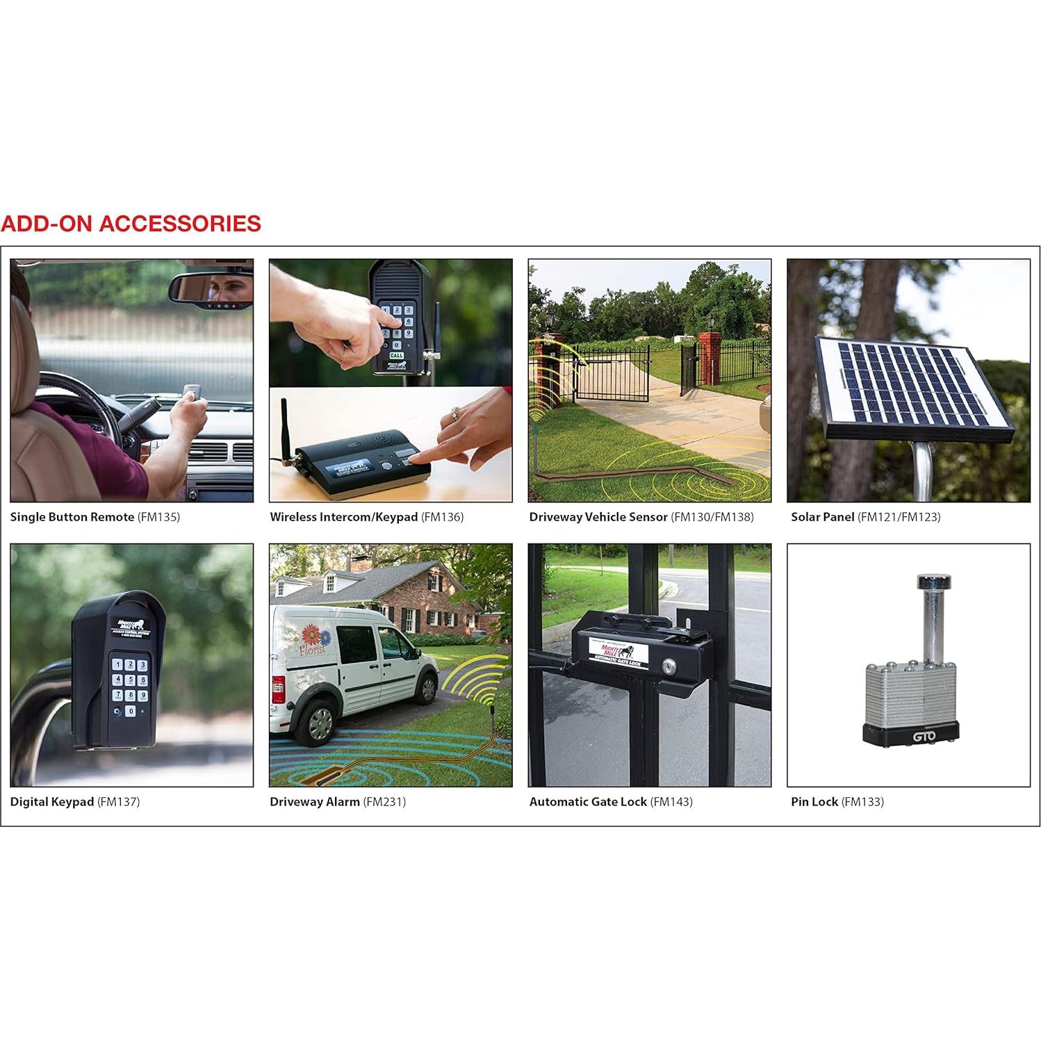 Alarma Inalámbrica Mighty Mule FM231 para Entrada - Detección de Vehículos