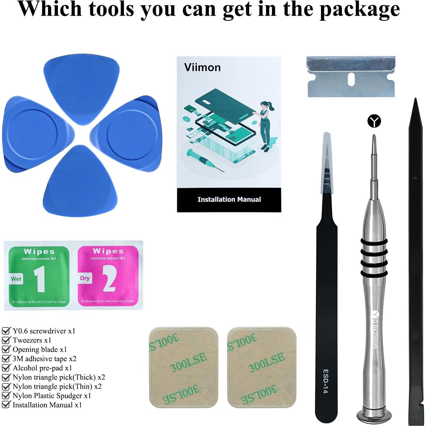 Batería de Reemplazo para Apple Watch Series 5 40mm Viimon con Herramientas