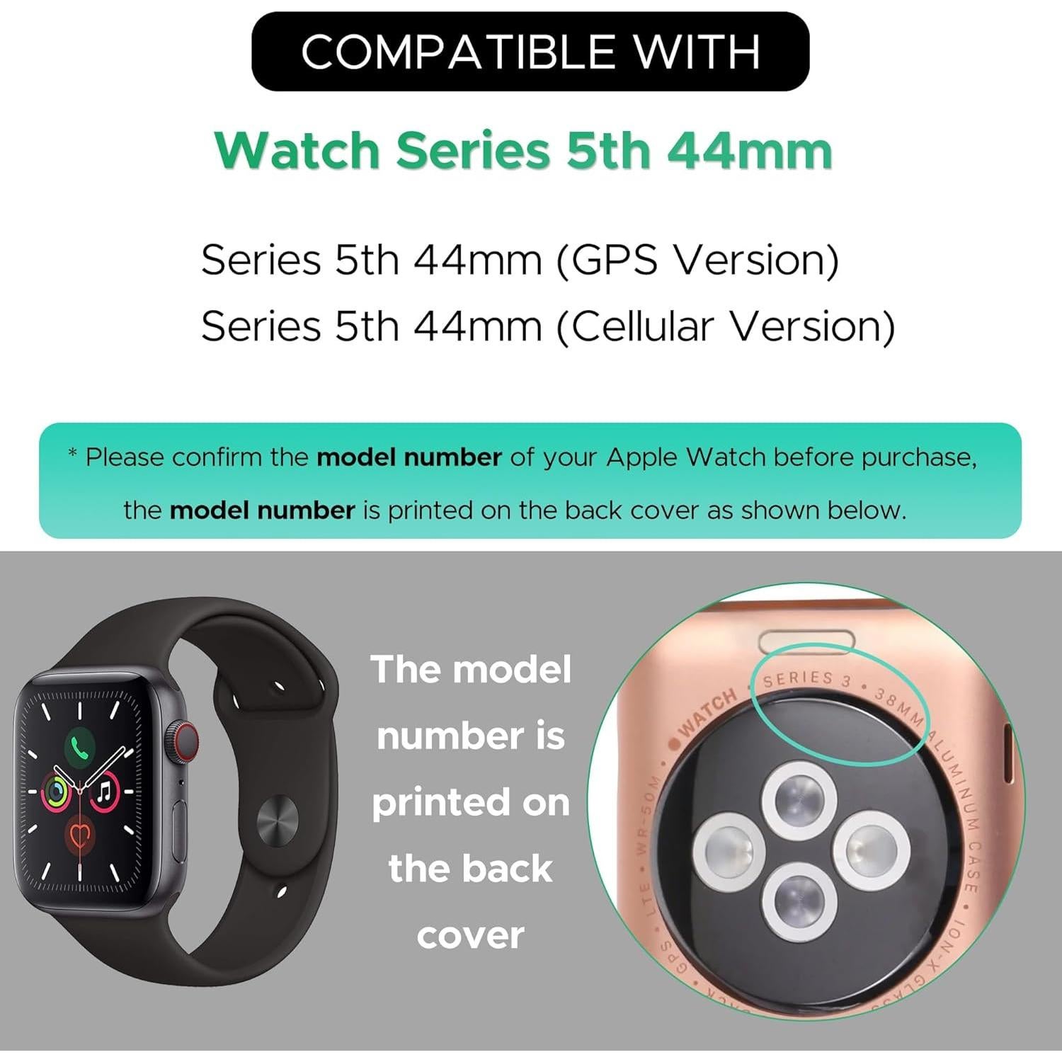 Batería de Reemplazo Green Fusion para Apple Watch 5 (44mm) - Incluye Herramientas