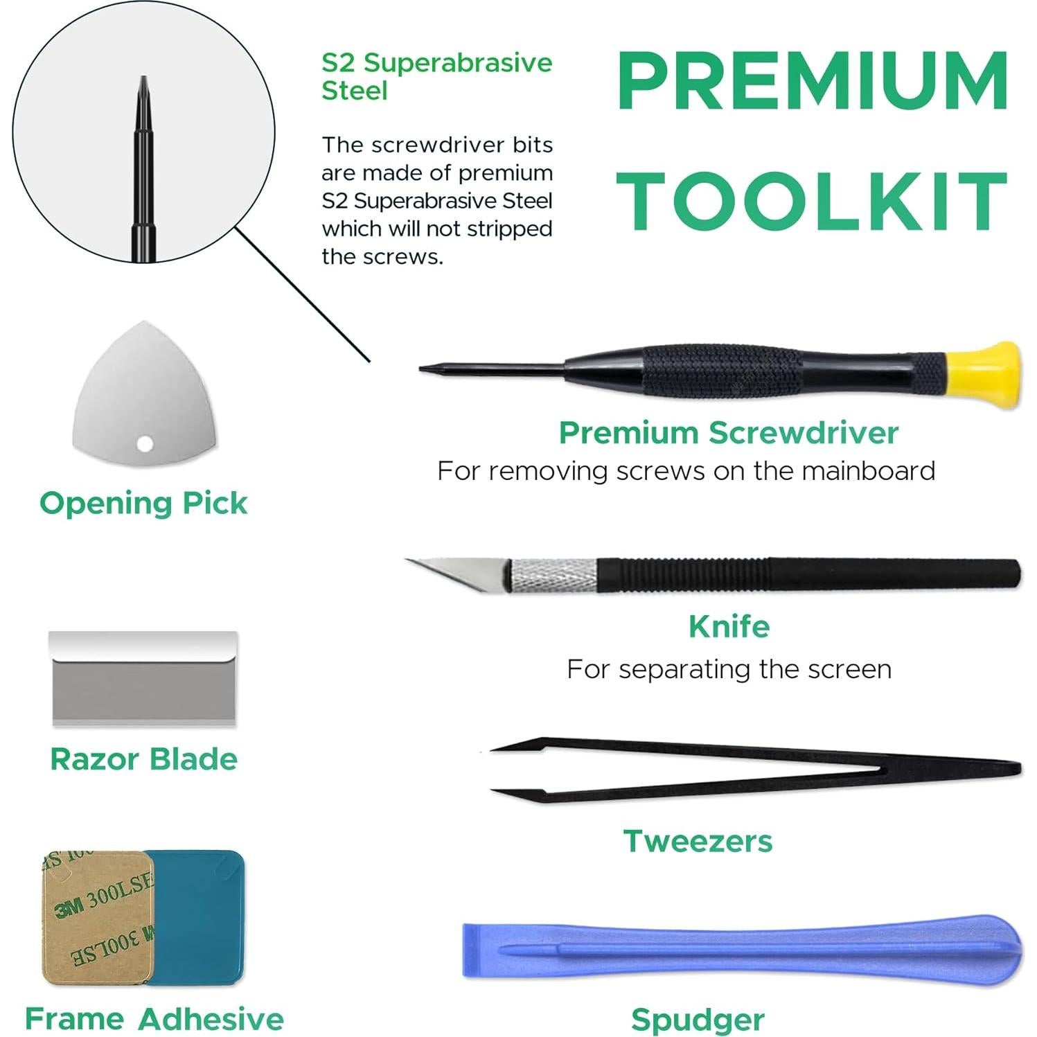 Batería de Reemplazo Green Fusion para Apple Watch 5 (44mm) - Incluye Herramientas