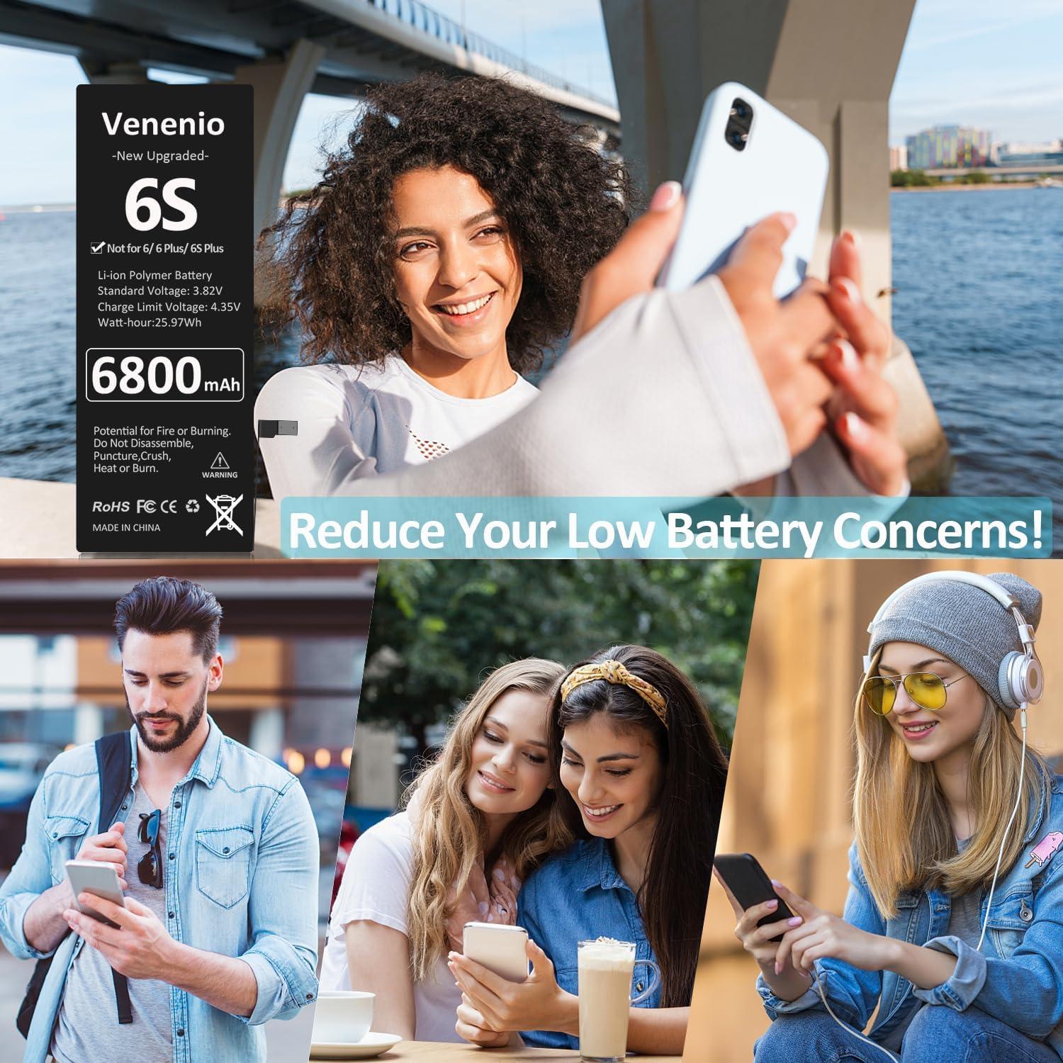 Batería de Reemplazo para iPhone 6S 6800mAh con Herramientas