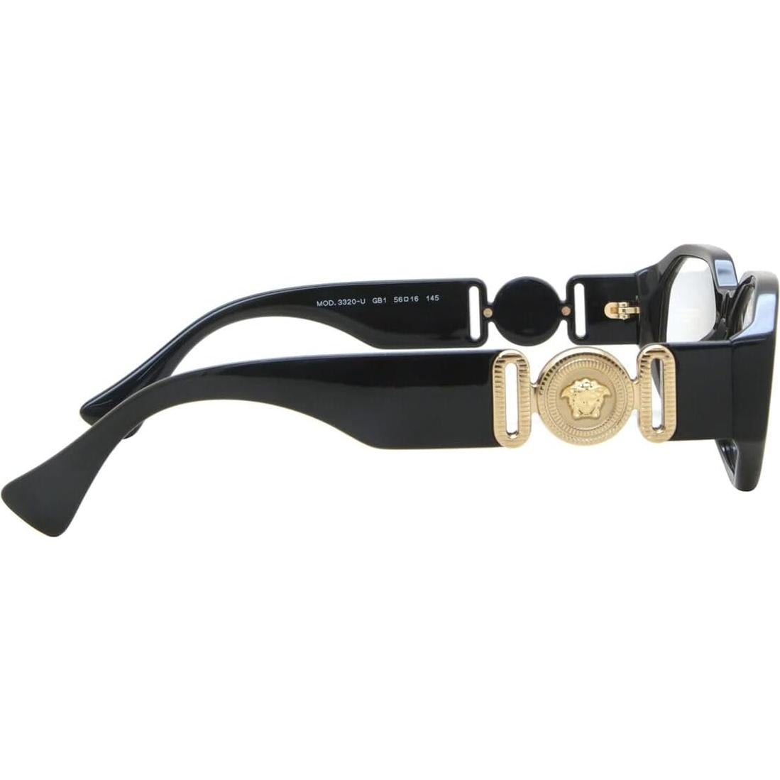 Gafas de sol Versace Hombre Marco Negro Lentes 56mm