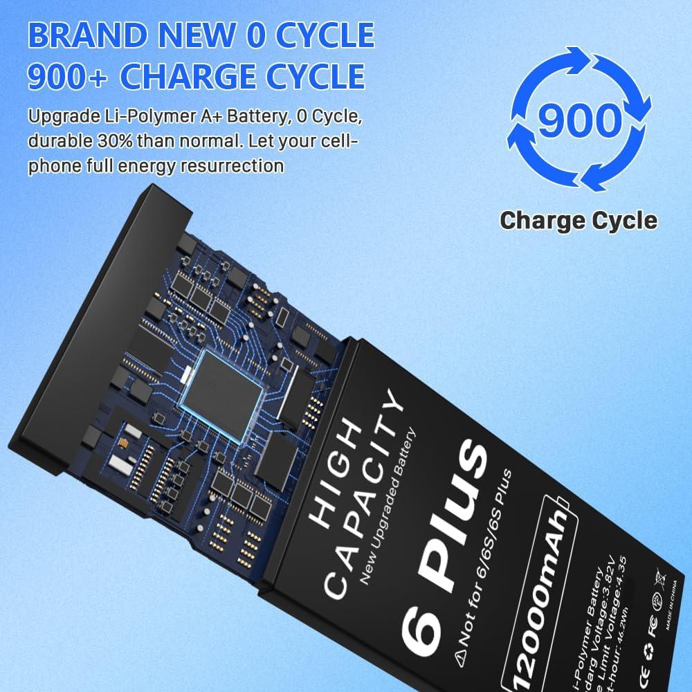 Batería WAVYPO 8500mAh para iPhone 6 Plus A1522 A1524 A1593