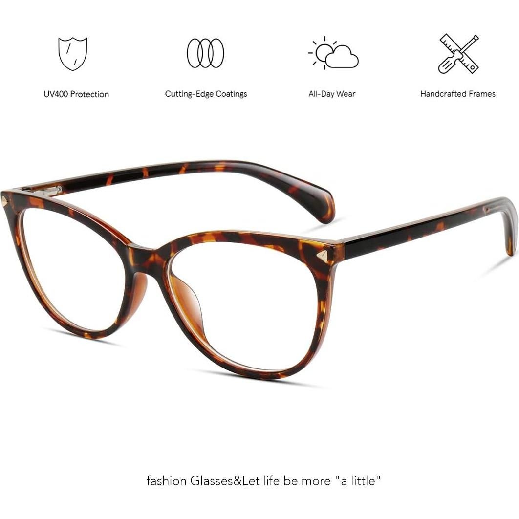 Gafas de Ojos de Gato MEETSUN para Mujeres - Leopardo