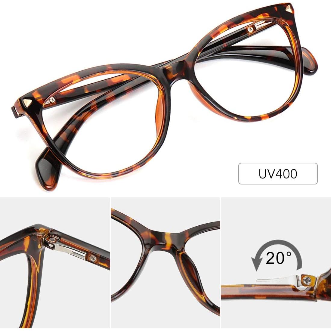 Gafas de Ojos de Gato MEETSUN para Mujeres - Leopardo